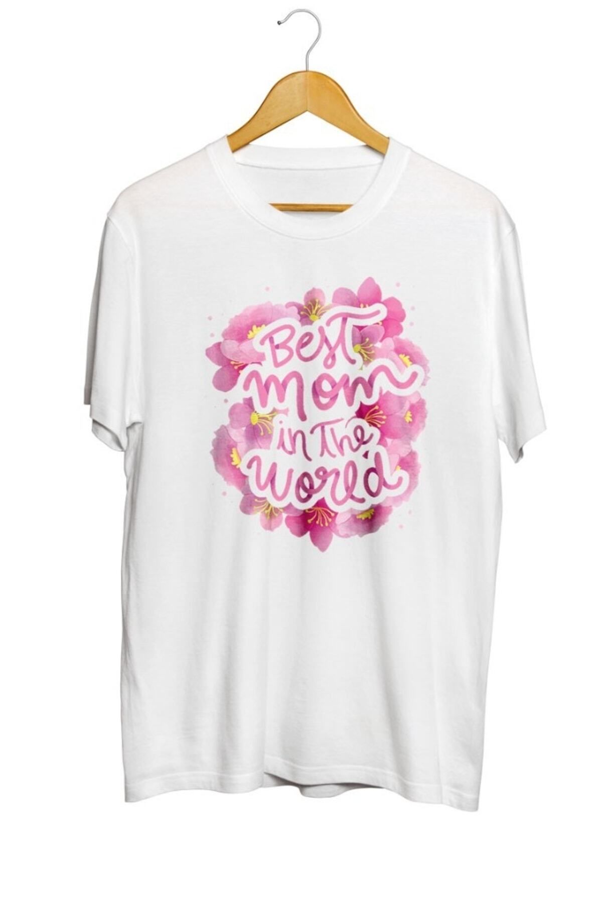 Miba Store Dünyanın En Iyi Annesi - Anneler Günü Baskılı Unisex Tişört