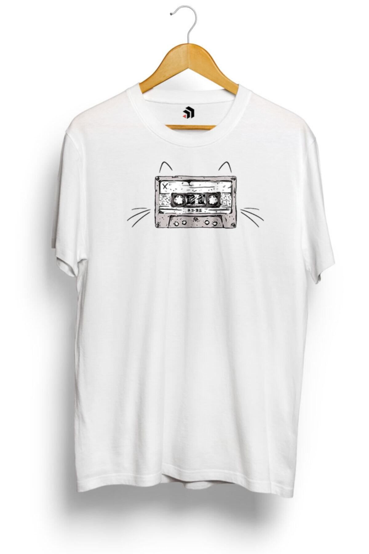 Miba Store Meow Tapes Müzik Temalı Tişört
