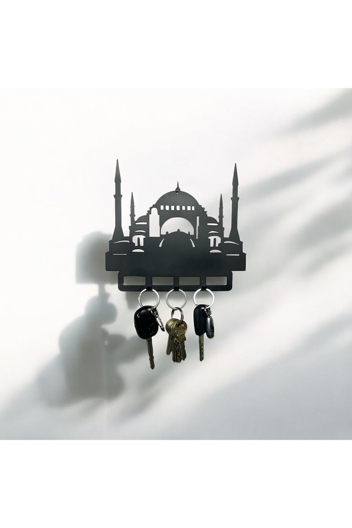 Home Cami Motifli 3’lü Metal Anahtar Askılığı | Anahtar Askılığı | İslamik Duvar Dekoru