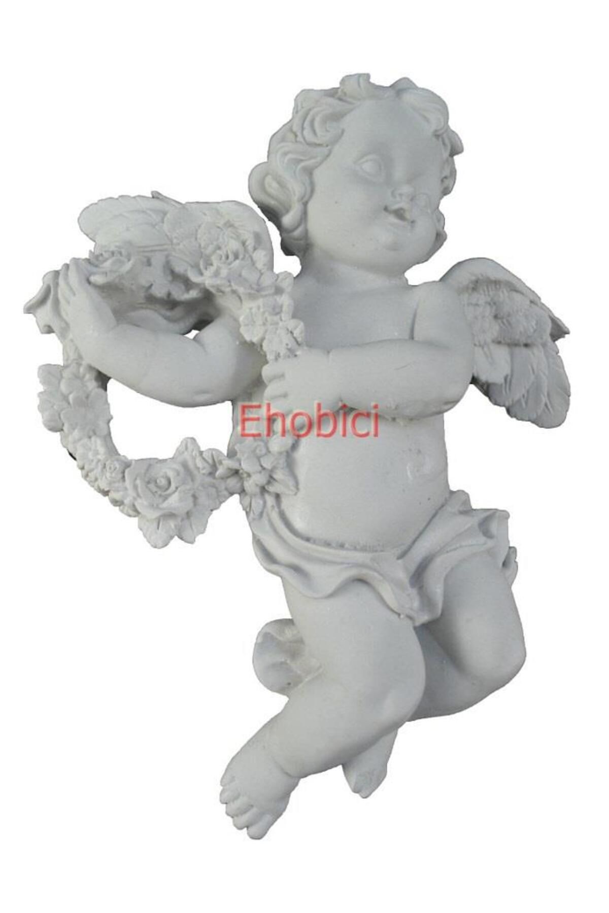 ehobici Polyester Melek4 24x18 Cm M13 Boyanabilir Dekoratif Ham Polyester Obje