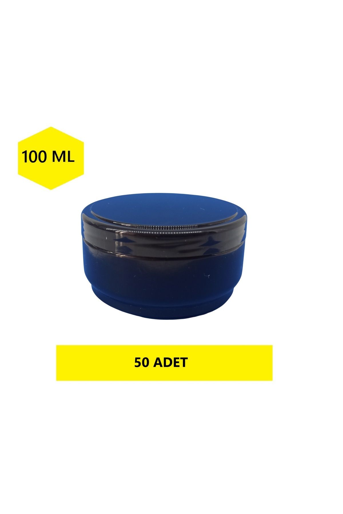 demethome 100 Ml Boş Pomat-krem-kozmetik Kutusu 100 cc Plastik Krem Kavanozu 1-5-10-25-50-100-250 Adet Şeçenek