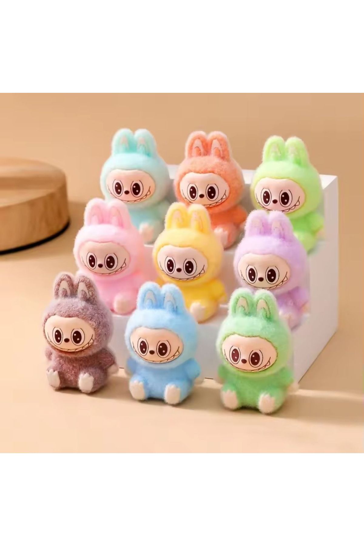 womi Labubu Mini Peluş Oyuncak (Rastgele 1 Renk Gönderilir)