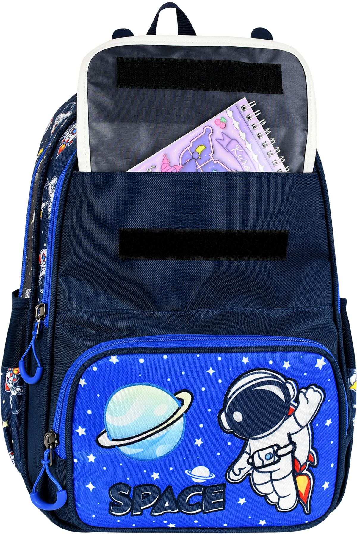 QL ACCESSORY-Set de ghiozdane pentru școală primară cu licență în stil coreean astronaut 5