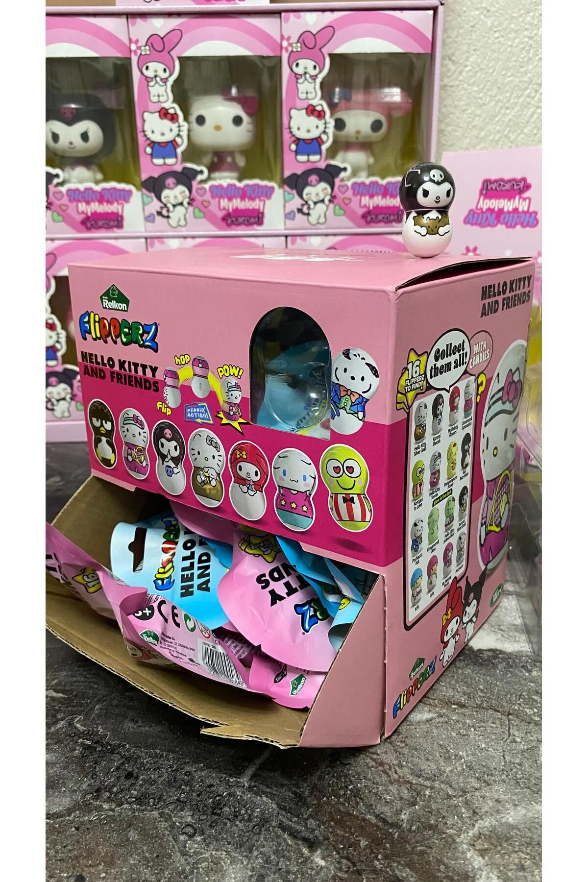 Relkon Unibon Relkon Hello Kitty And Friends Flipperz Hacı yatmaz 2 Adet Yeni Seri