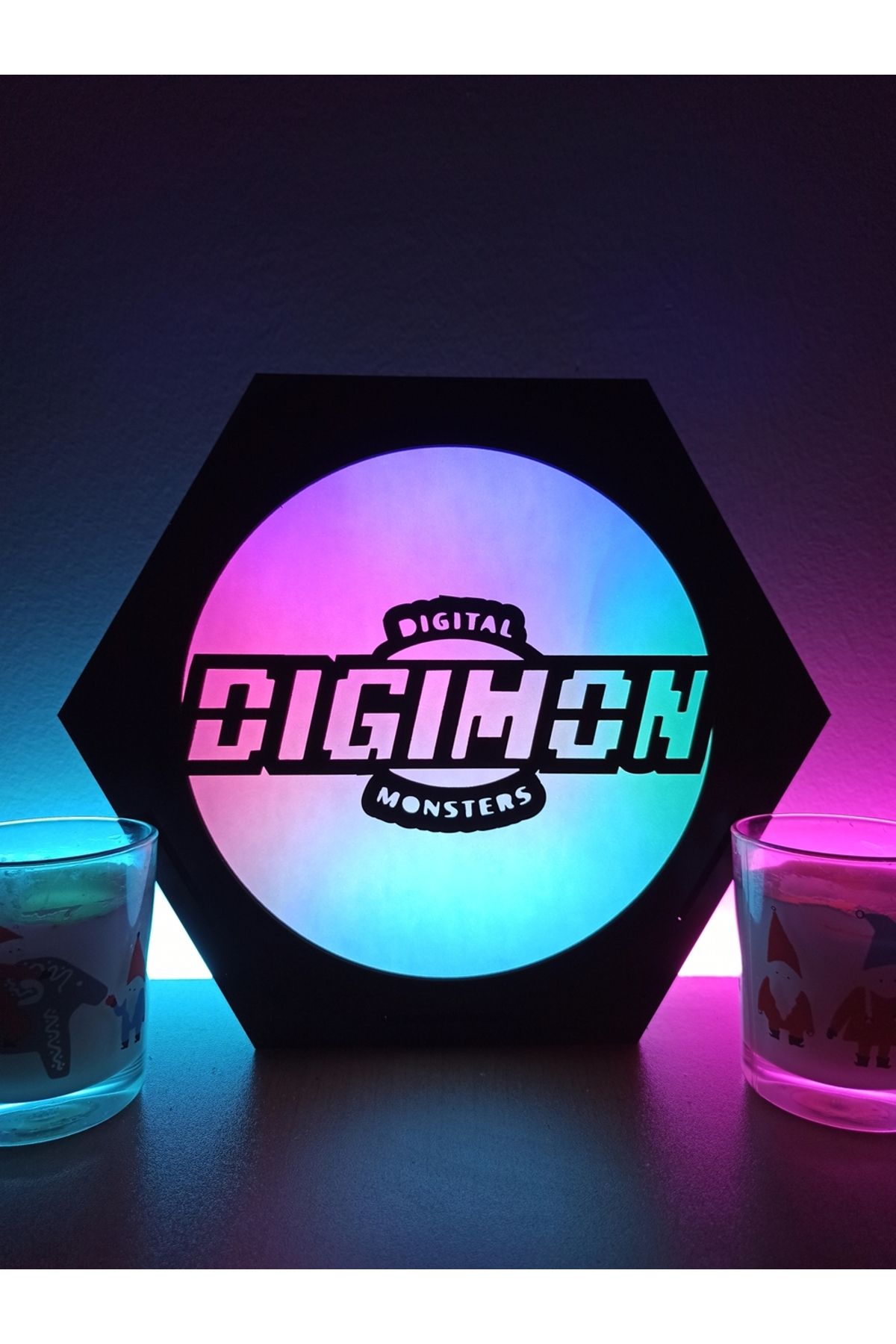 FOREVHOME Digimon Masaüstü Dekoratif Lamba