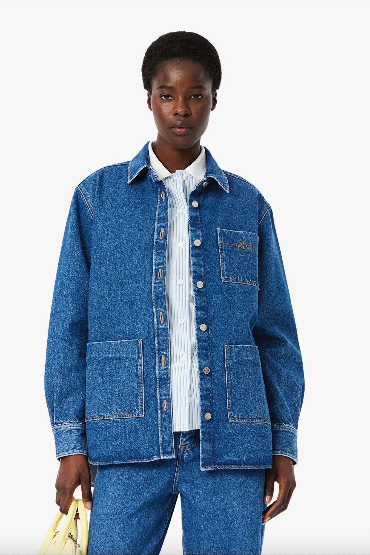 Lacoste Oversized Denim Overshirt