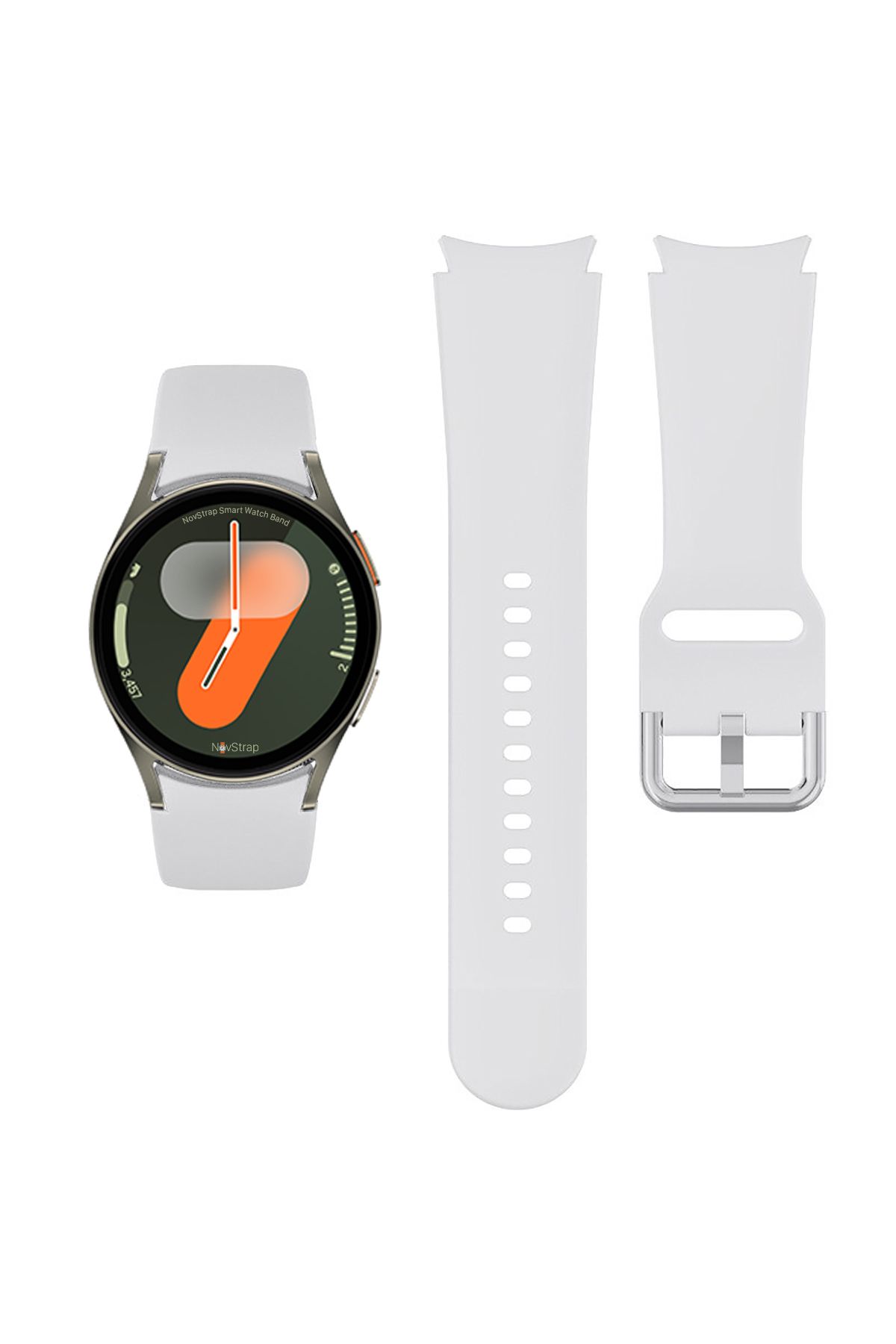 zerzembe Samsung Galaxy Watch 7 6 5 Pro 4 Fe 40 42 43 44 45 46 47 Mm Uyumlu Kordon Tam Kapatan Pimli Silikon