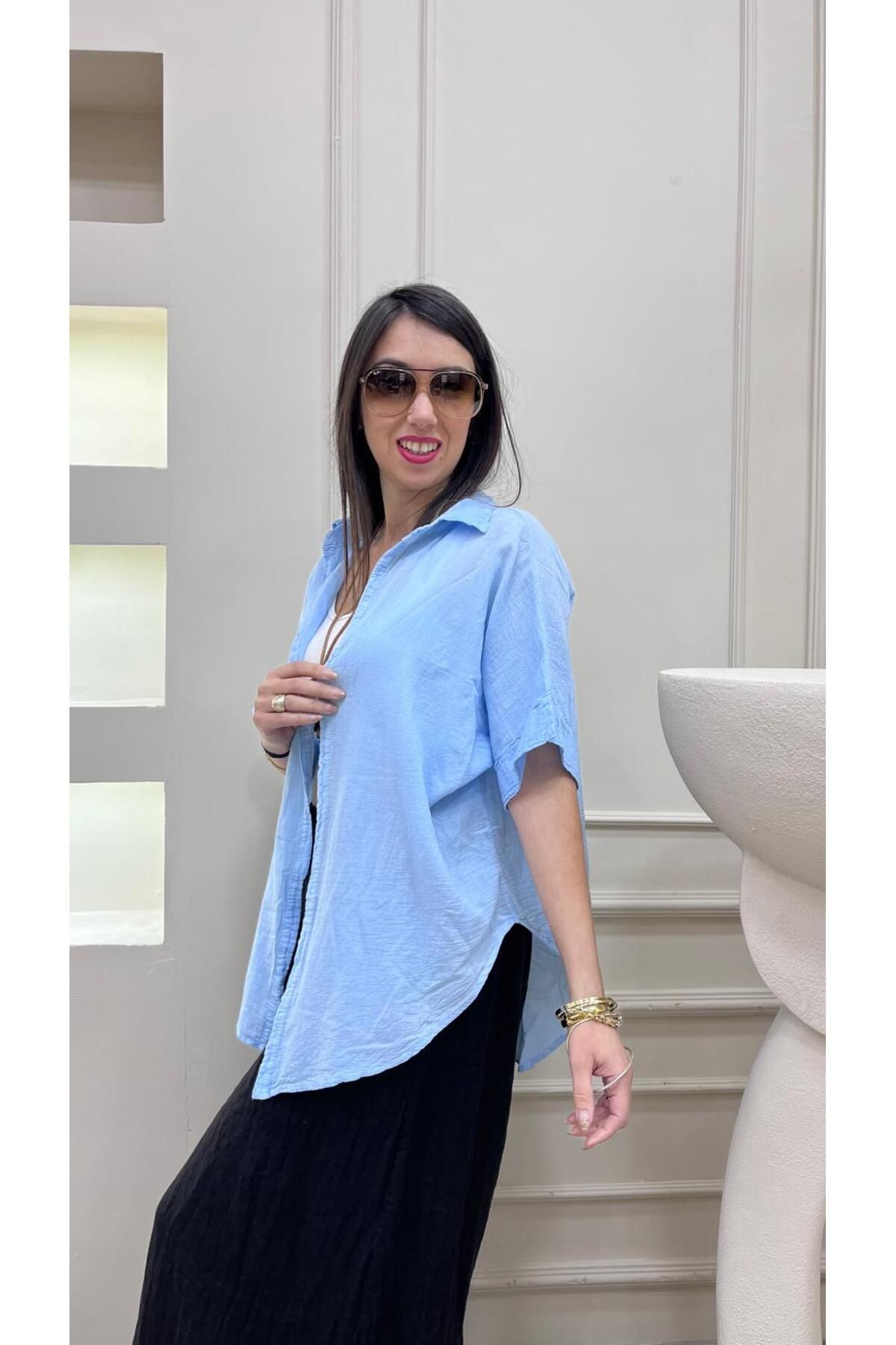 Meryemce Bağlamalı Bluz