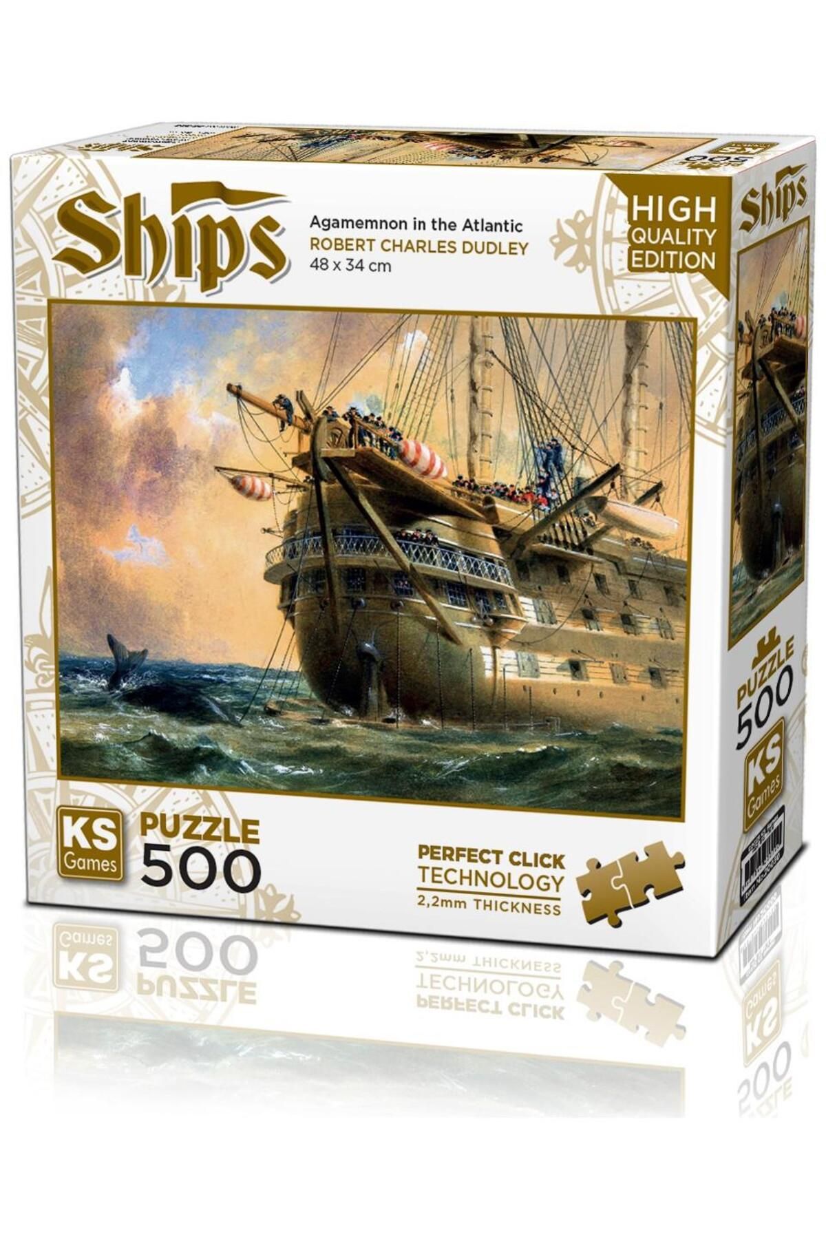 Ks Games Hms Agamemnon In Atlantic 500 Parça Puzzle