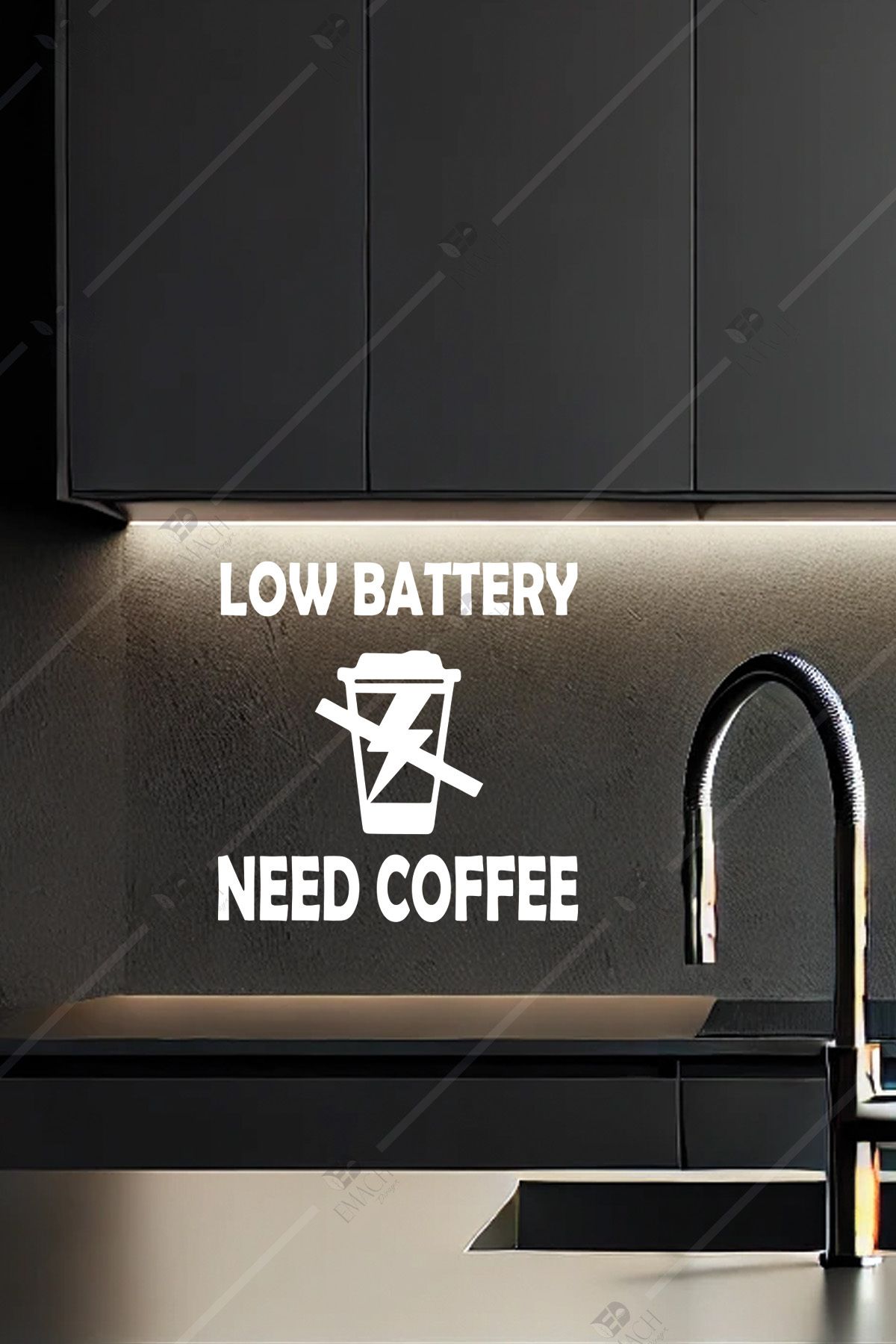 Emach Dizayn Kahve Coffee Ahşap Duvar Dekorasyonu