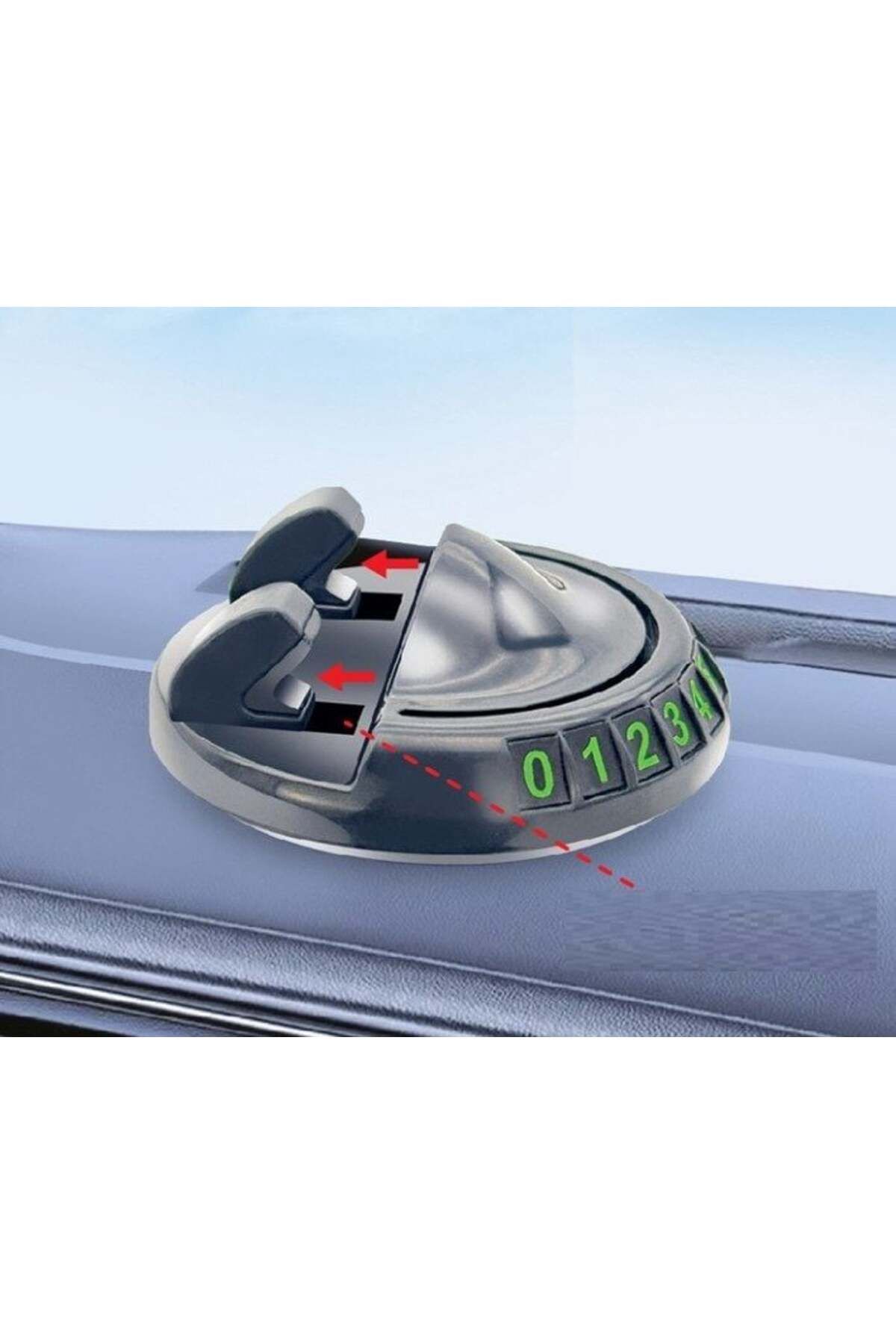Mulvix Mullurg Urg01 360° Dönebilen Yapışkanlı Numaratörlü Araç Telefon Tutucu (Muul)