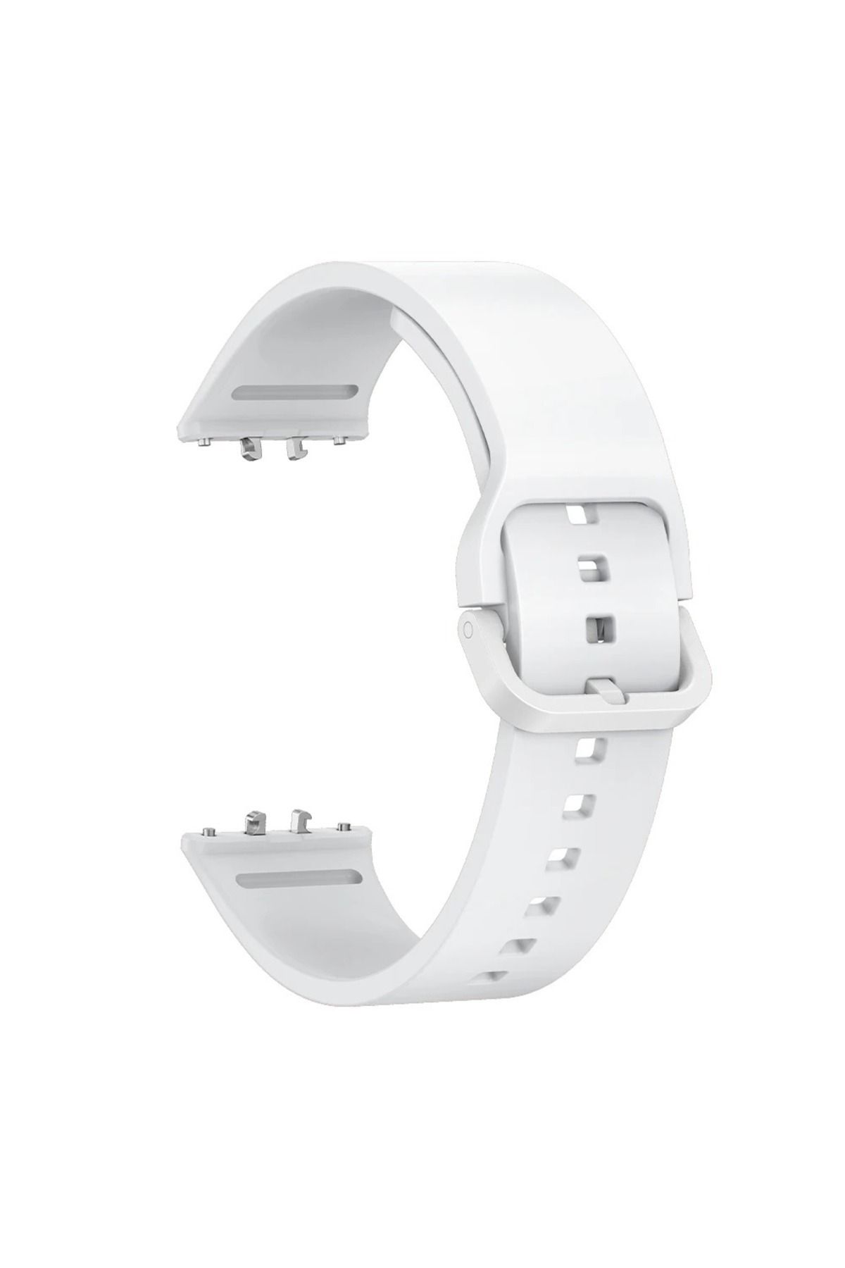 zerzembe Samsung Galaxy Fit 3 İle Uyumlu Silikon Spor Kordonlu Klasik Kayış Kordon