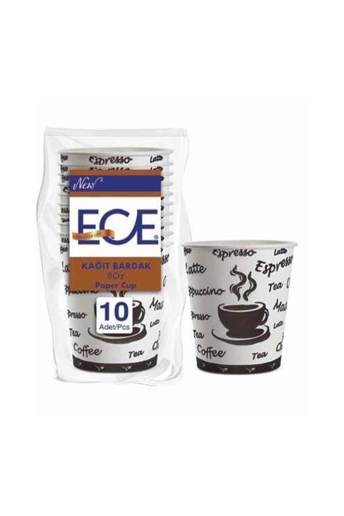 MATMEL Ece Party 8 Oz Karton Bardak 10'lu (EPK683)
