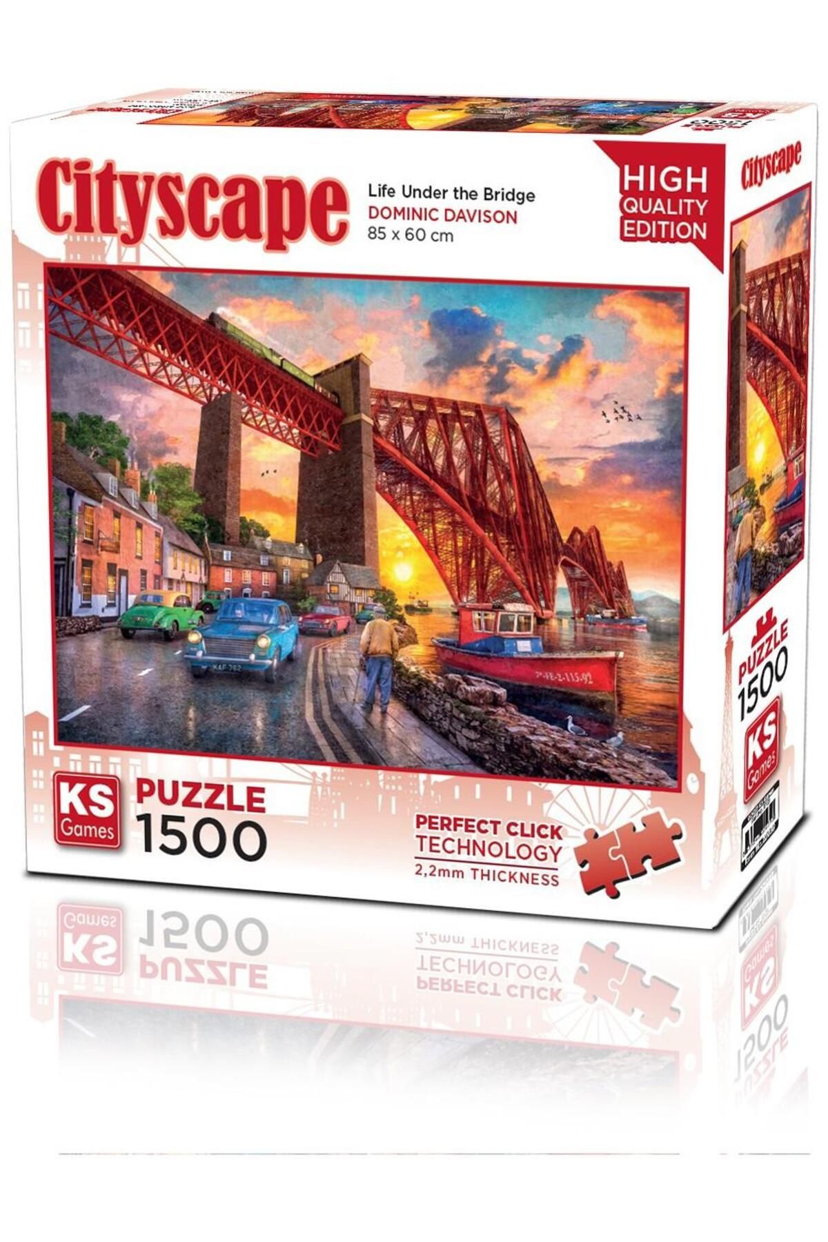 Ks Games Forth Bridge At Sunset 1500 Parça Puzzle