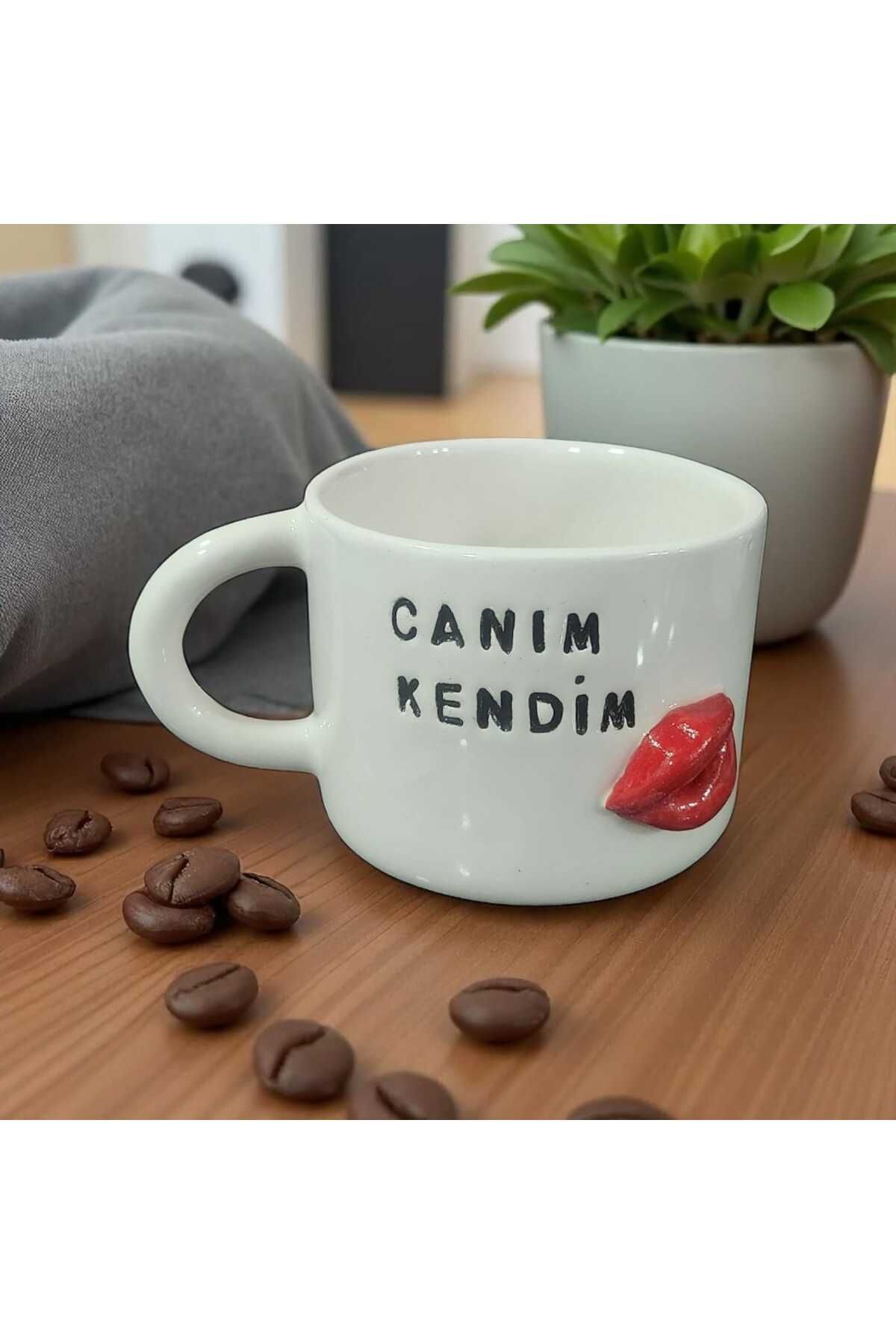 sowilodoo Canım Kendim Yazılı Öpücüklü Mug Bardak