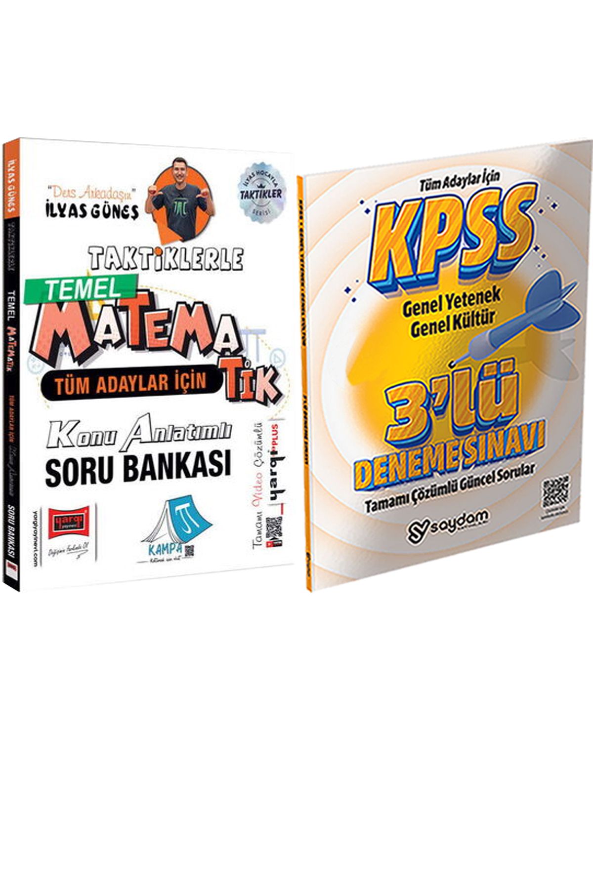 Yargı Yayınları Tüm Adaylar İçin Taktiklerle Temel Matematik Konu Anlatımlı Soru Bankası (İlyas Güneş) + 3 Deneme