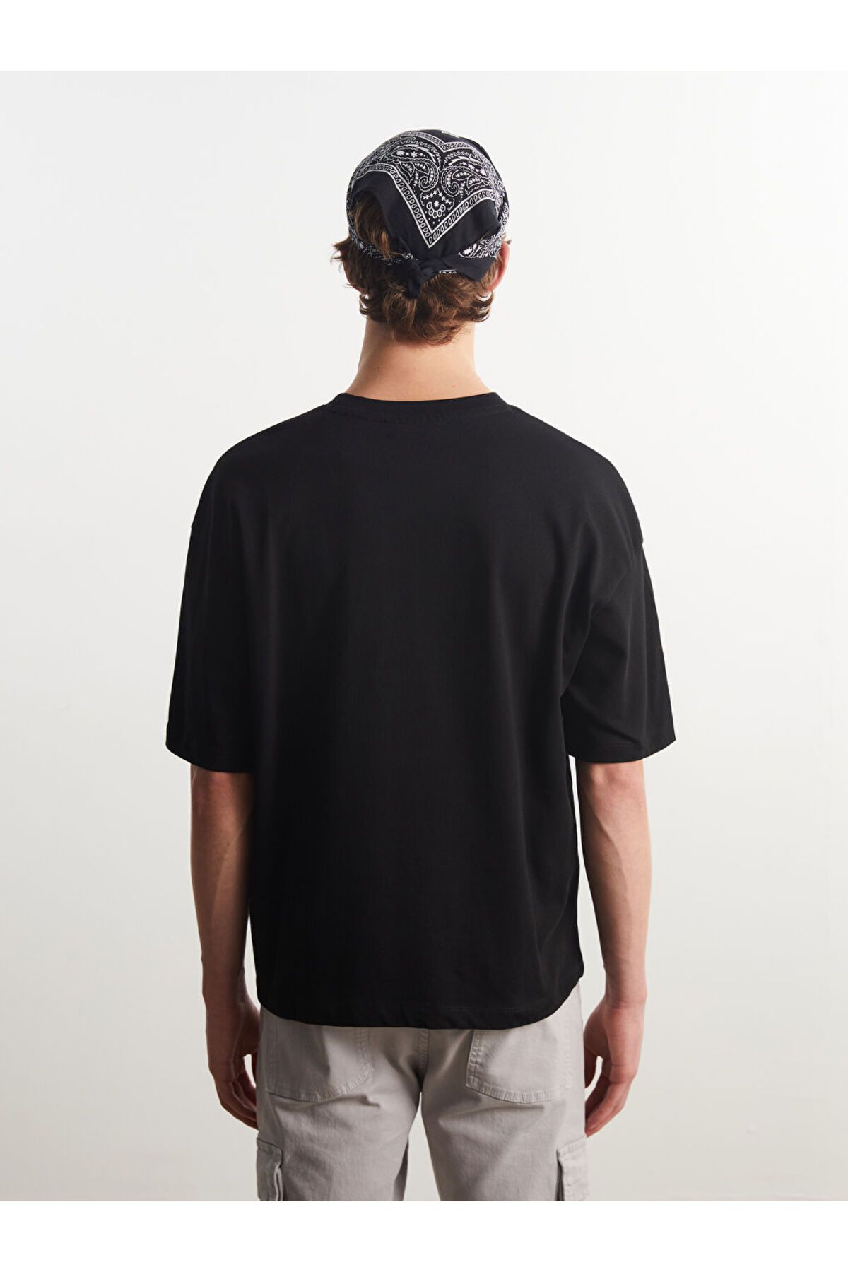 LC Waikiki-New Season Crew Neck Βαμβακερό Ανδρικό Tisort - W50161Z8 7