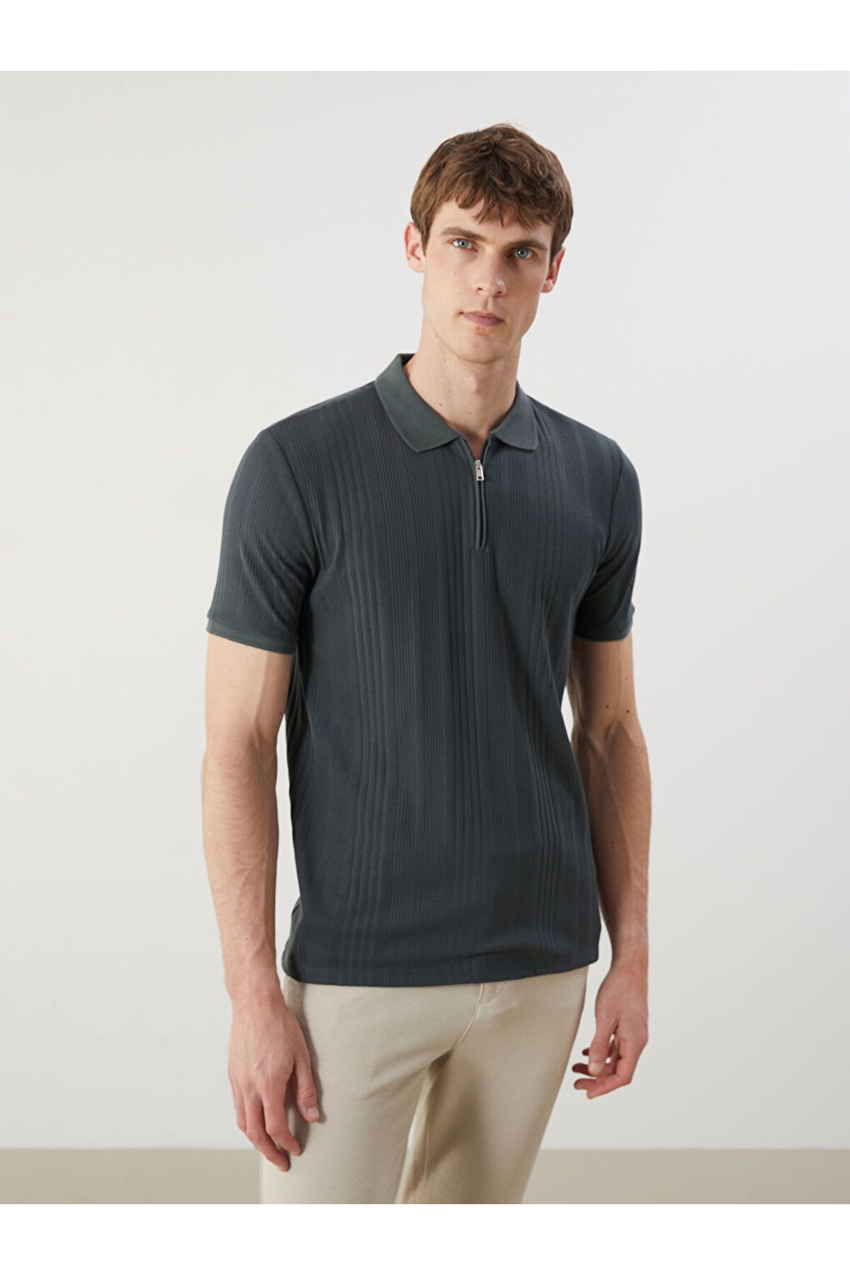 LC Waikiki Polo Yaka Penye Erkek Tişört
