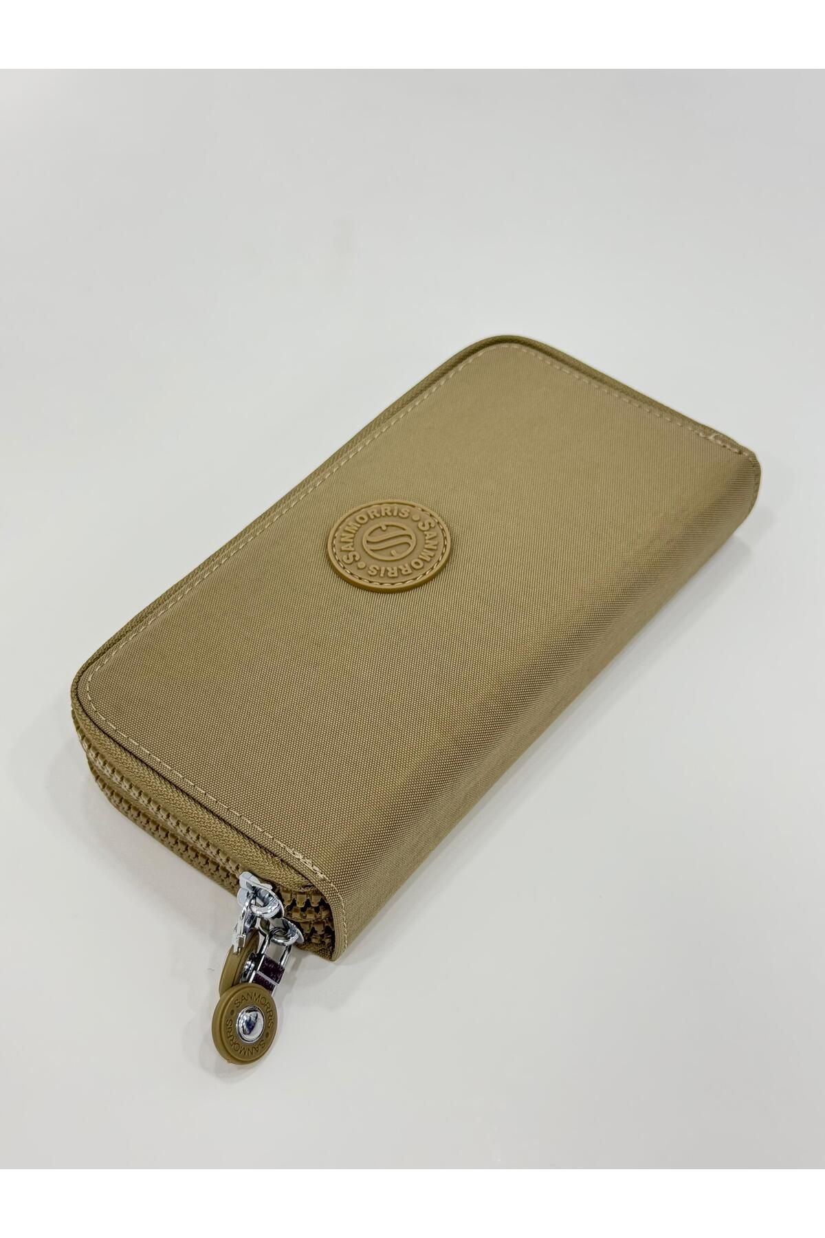 H&D COLLECTİON-Crinkle Fabric Wallet with 2 Compartments for Paper and Coins 3068 6