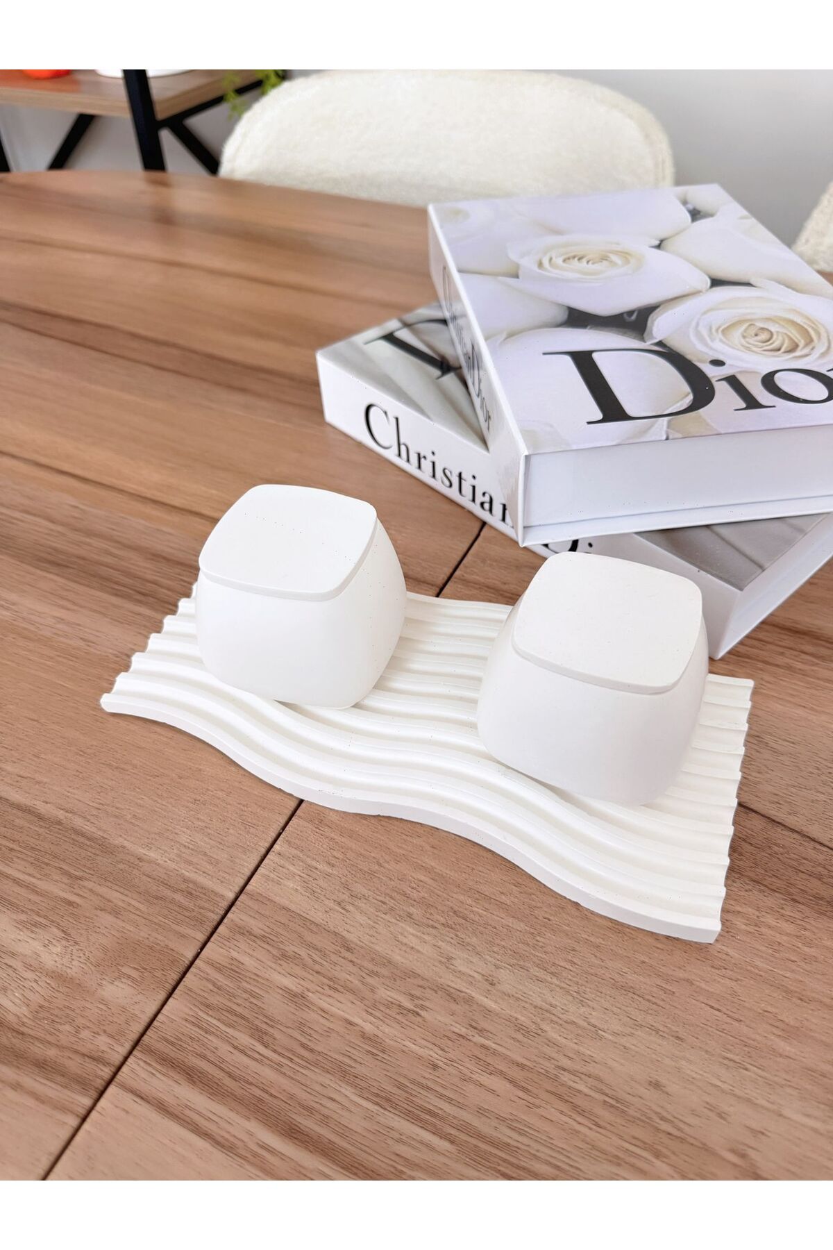 Deslina Dekoratif Bohem Altlık ve 2li Organizer Kapaklı Dekoratif Obje / Ev & Ofis
