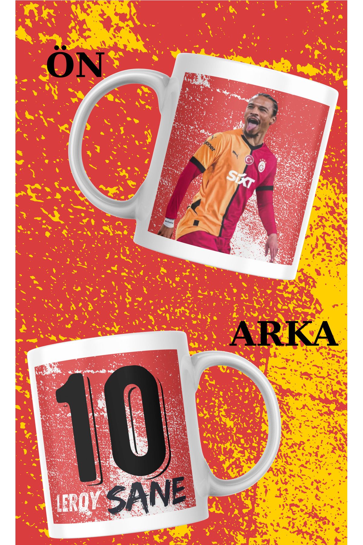 Store Leroy Sane Galatasaray Temalı Kupa Bardak-Leroy Sane Galatasaray Kupa Bardak | 10 Numara