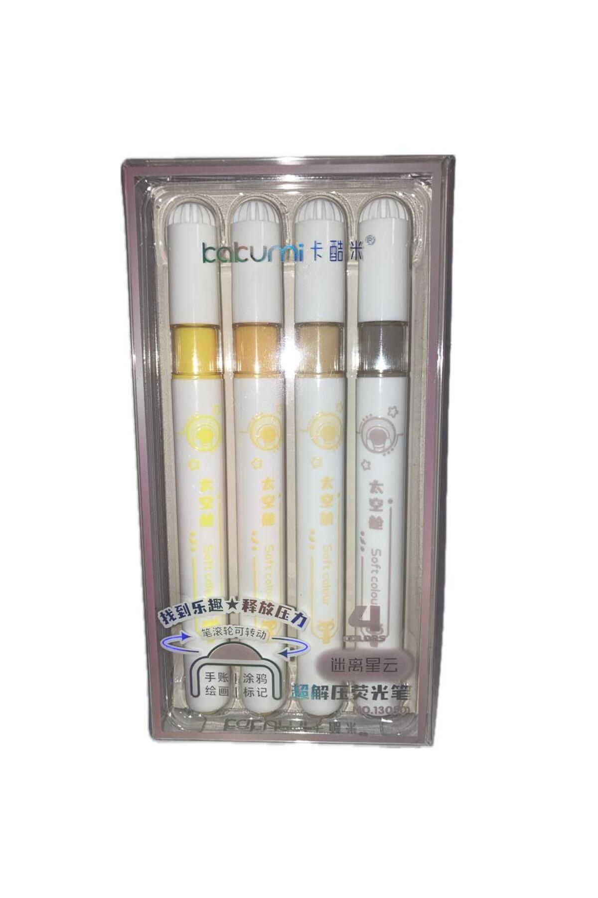 Bafix Fosforlu Kalem Kakumi 4 Renk Blister Karışık Renk