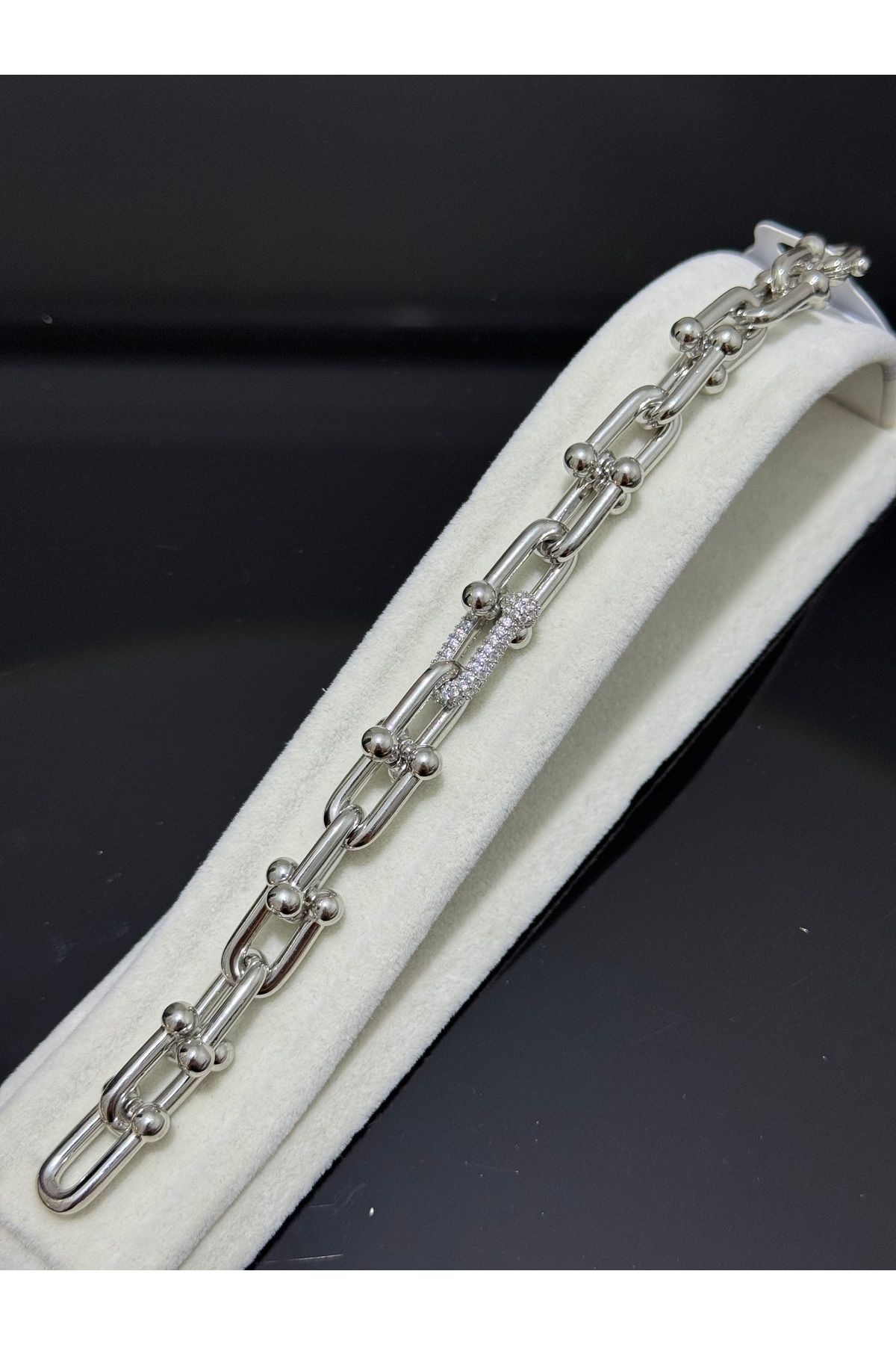 XUPING JEWELRY 316L taşlı çelik bileklik paslanmaz kararmaz