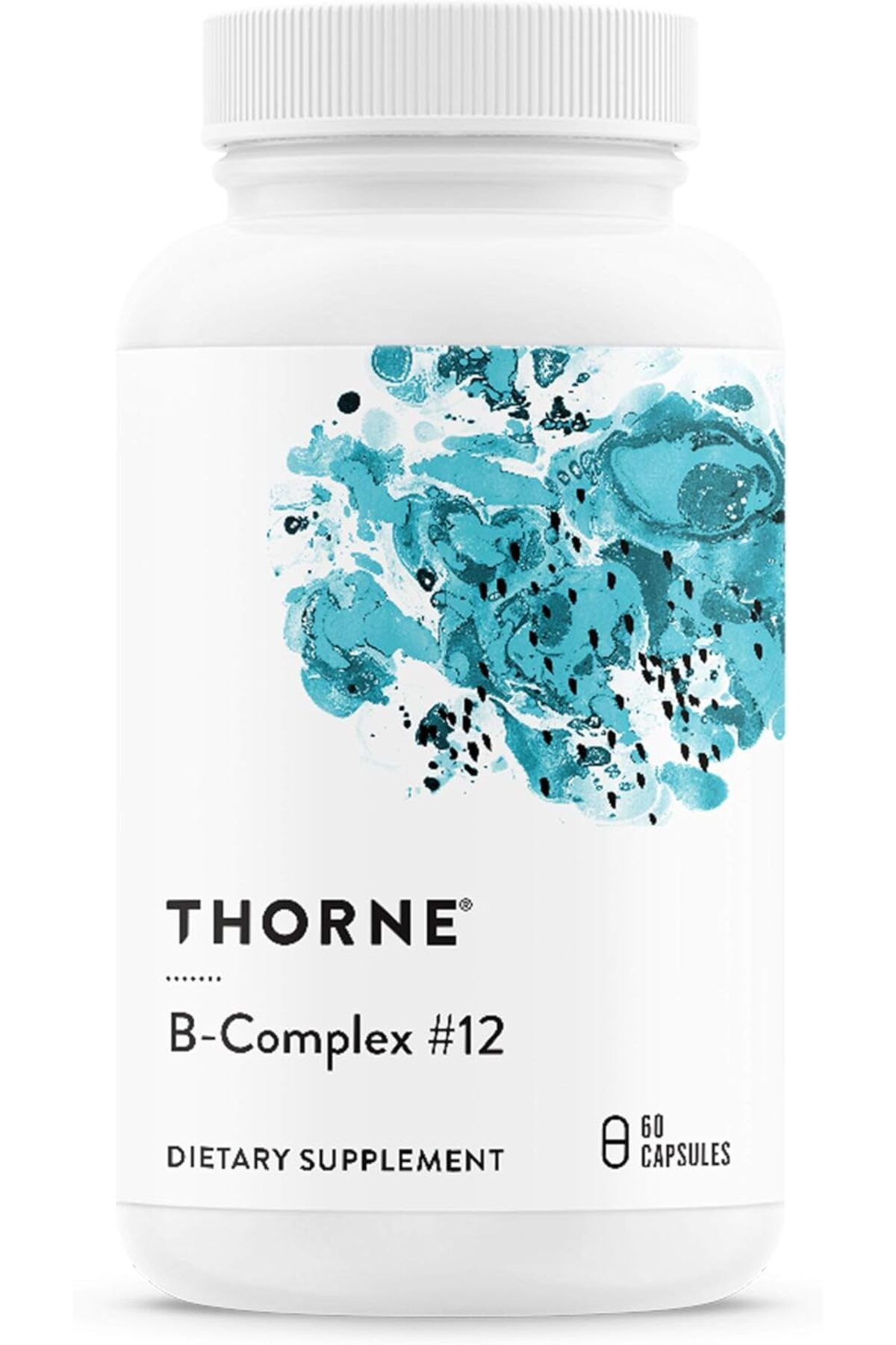 Thorne-B-Complex #12 - Vitamin B Complex with Active B12 and Folate - 60 Capsules 1
