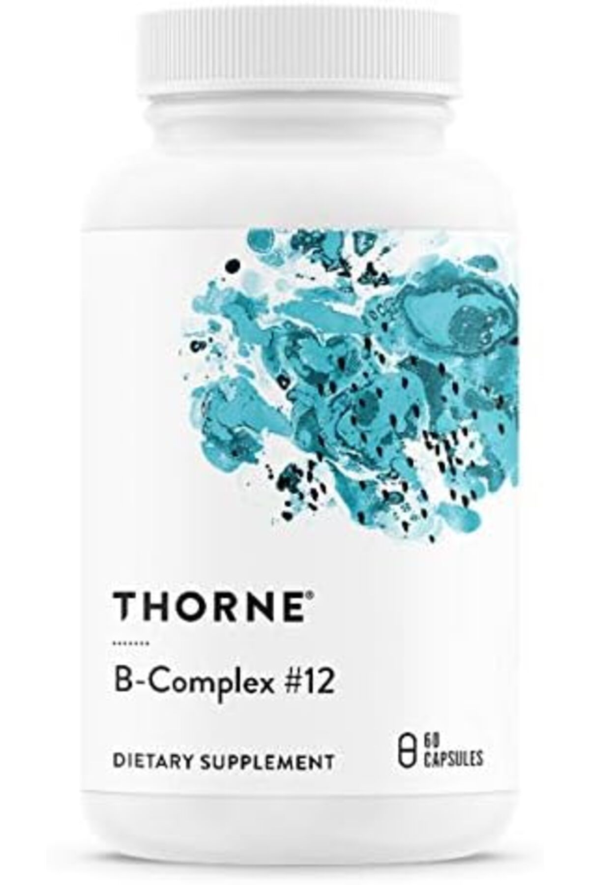 Thorne-B-Complex #12 - Vitamin B Complex with Active B12 and Folate - 60 Capsules 2