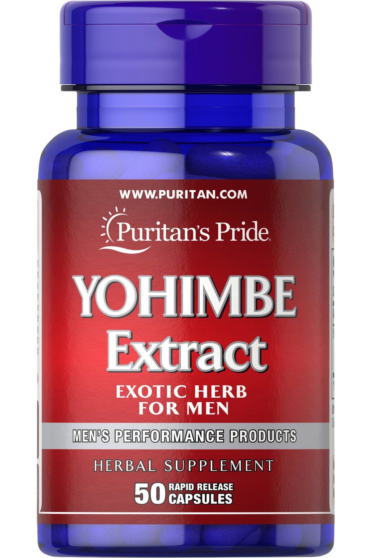 Puritan Puritans Pride Yohimbe Yohimbin.e Extract 1000 mg 50 Caps