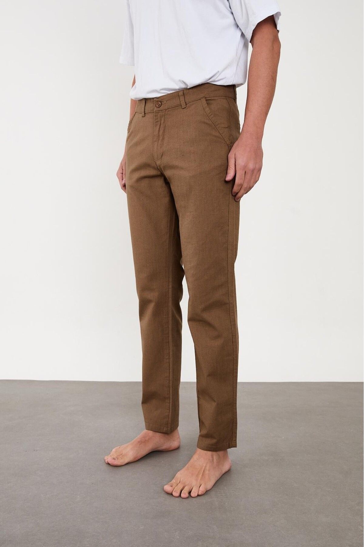 twentyfive25 Erkek Keten Pantolon