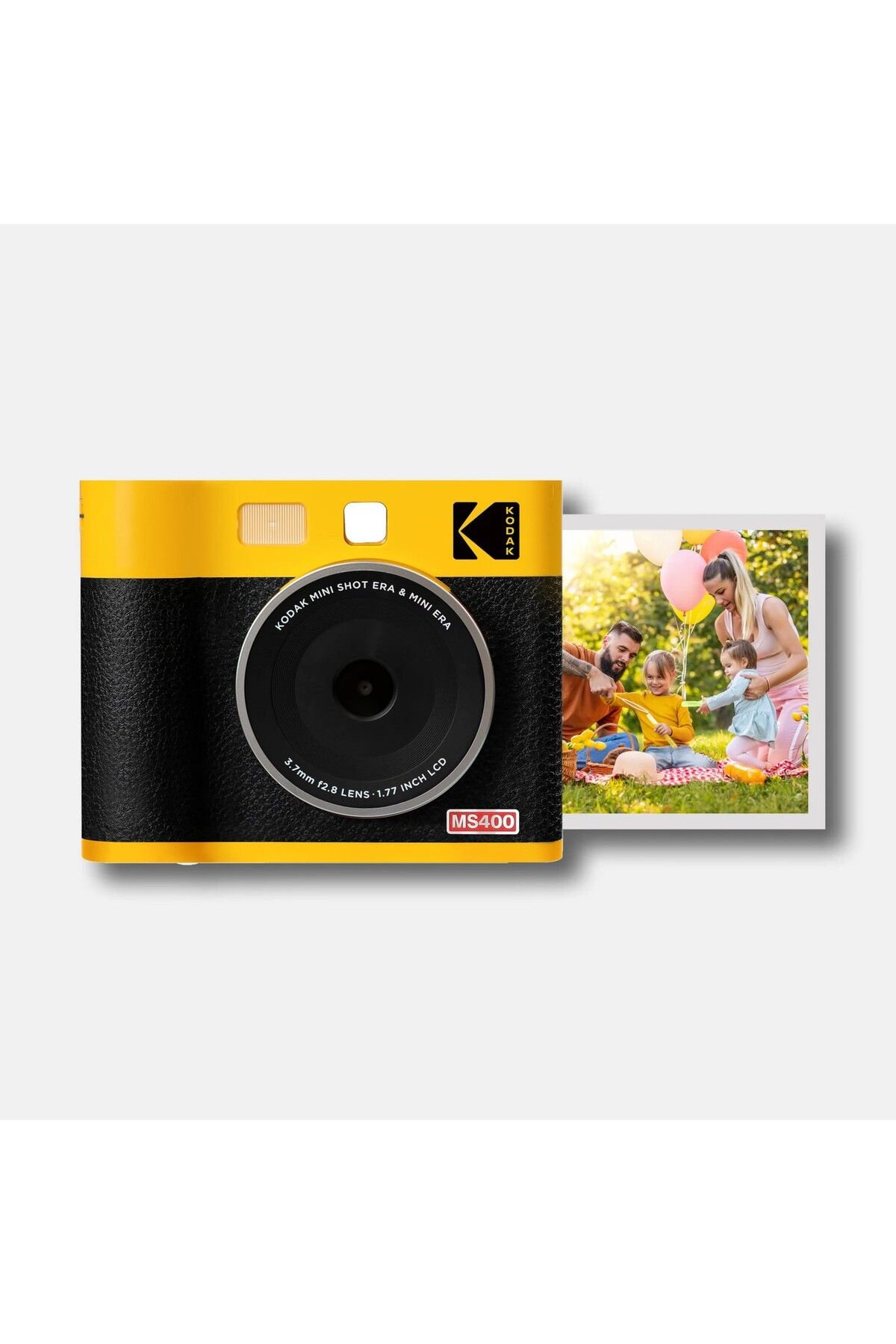 Kodak Mini Shot 4 ERA Sarı 4X4 Filmli Fotoğraf Makinesi