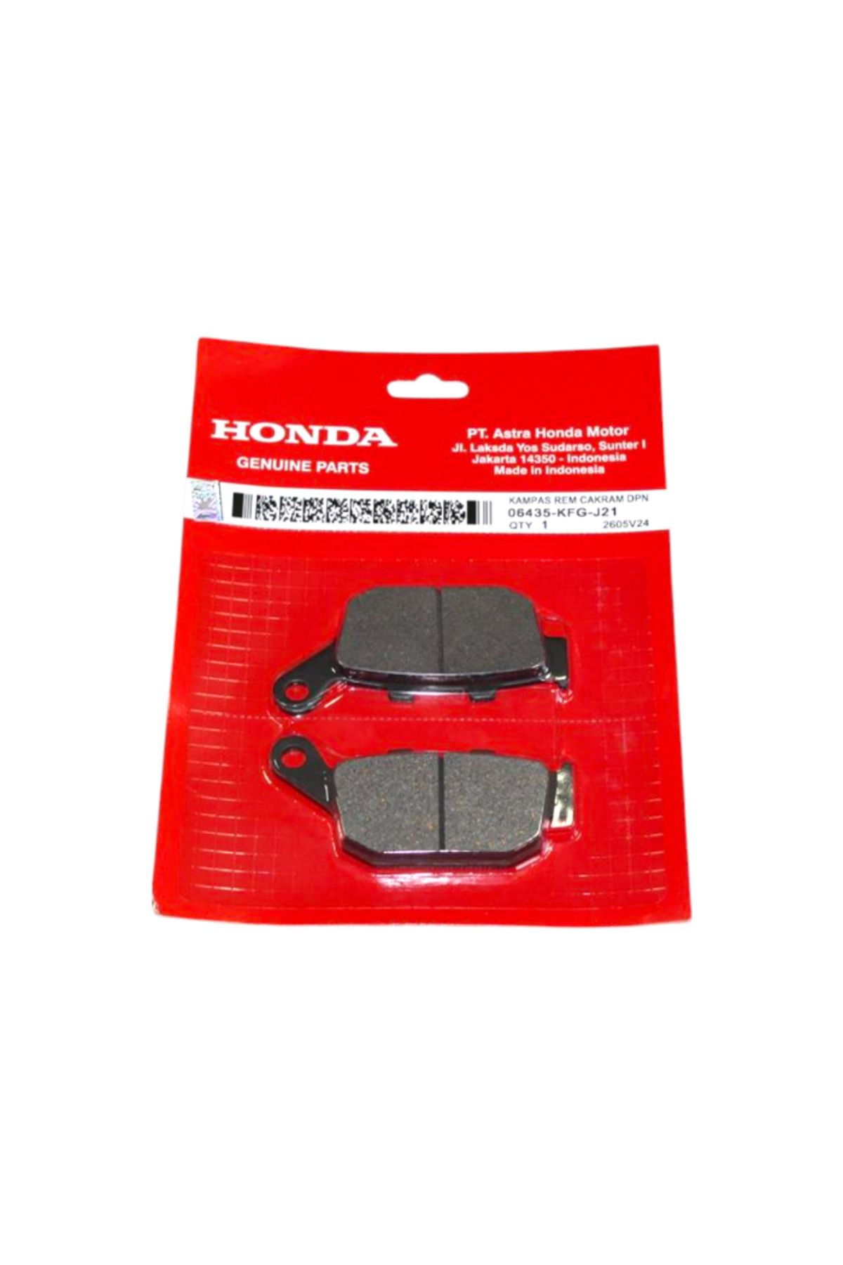 Motobir Arka Fren Balatası 06435-KFG-J21 Honda Cbr 250