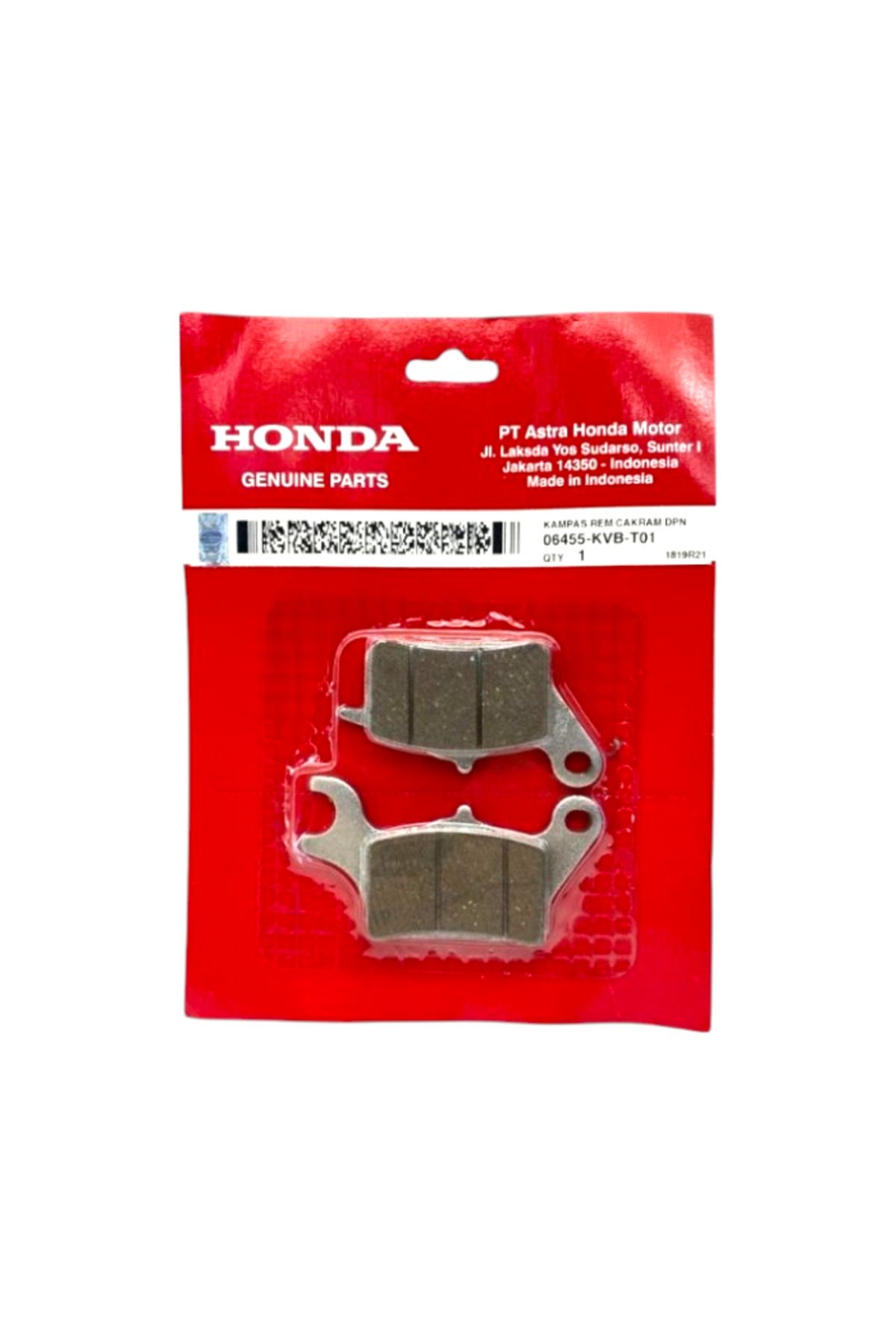 Motobir Ön Fren Balatası 06455-KVB-T01 Honda Dio 110 Activa 125 2023