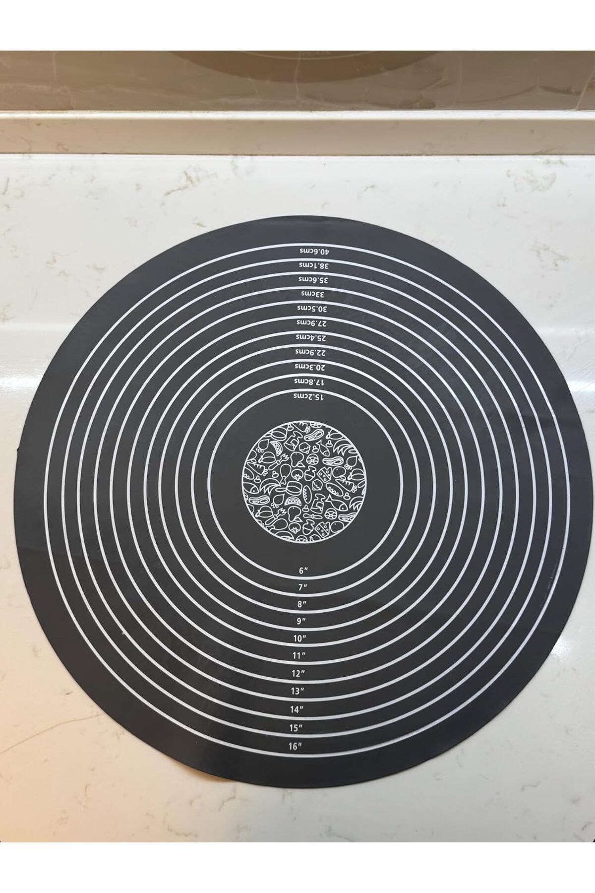 STOREMAX srhtDS HOME | Silikon Pişirme Pasta Mat Seti, Ölçülerle Hamur Açma Seti Silikon Yapışmaz Mat,