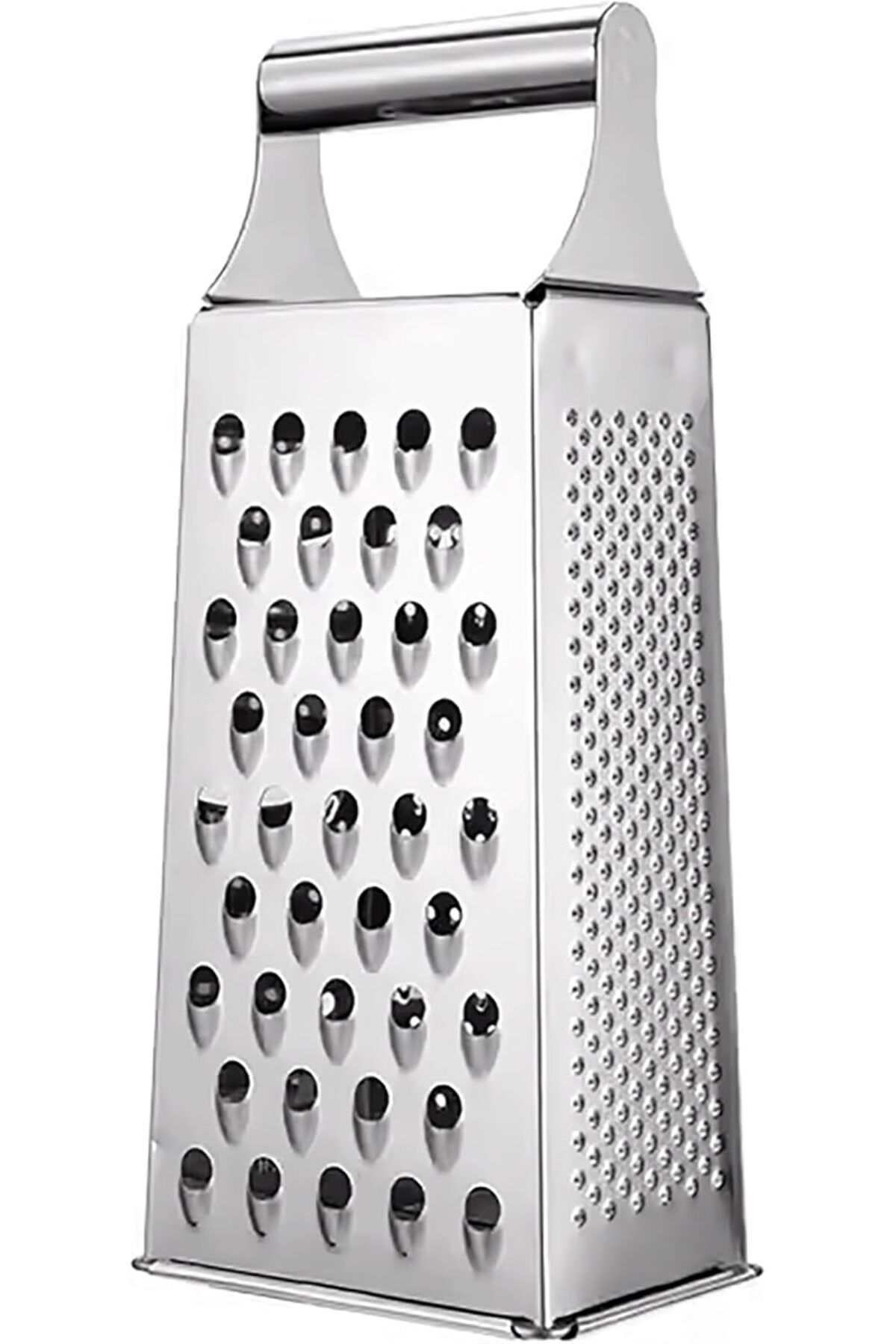 STOREMAX sellbuystore 4 Yüzeyli Mutfak Rendesi, Metal Saplı, Gümüş 1053513