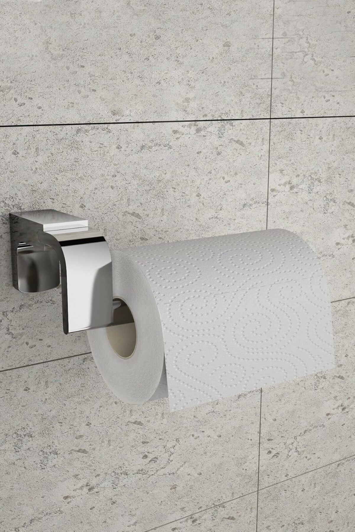 STOREMAX sellbuystore Banyo F1 Model Paslanmaz Krom Tuvalet Kağıdı Askısı, Tuvalet Kağıdı Tutacağı,