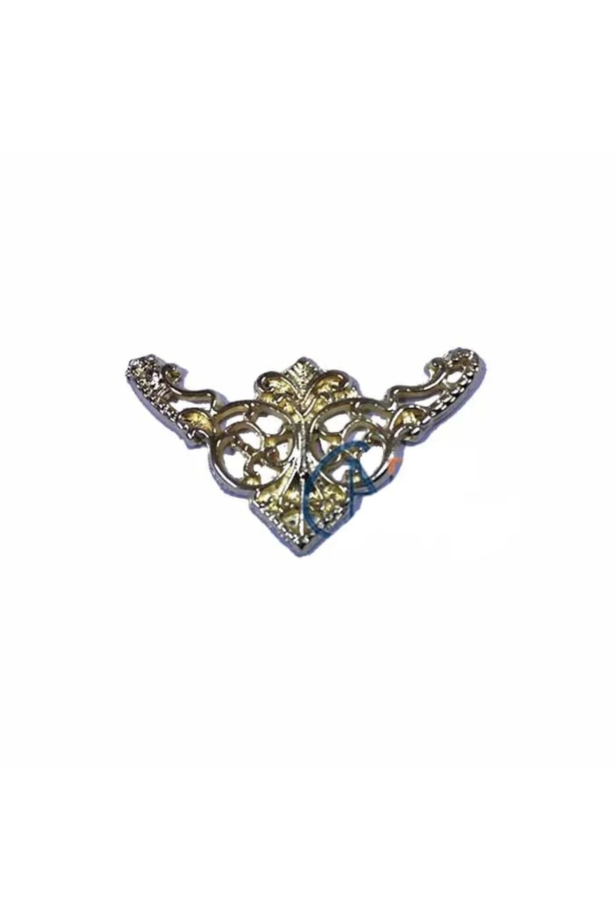 shopwave Dekoratif Köşe Süsü, Köşelik - Küçük, 19x34mm, Sarı, 100 Adet