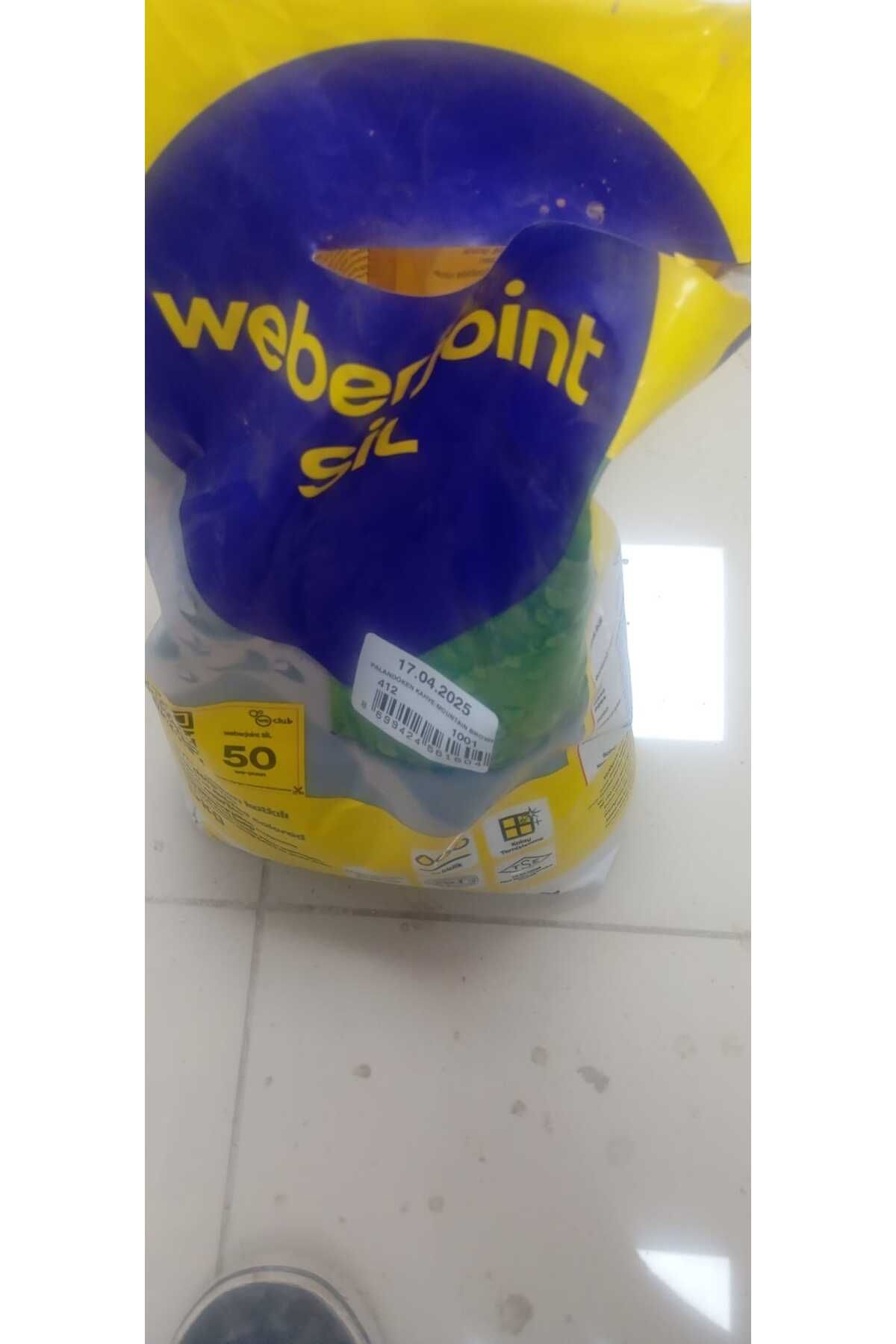 WEBER 4 kg weber palandöken kahve derz dolgu