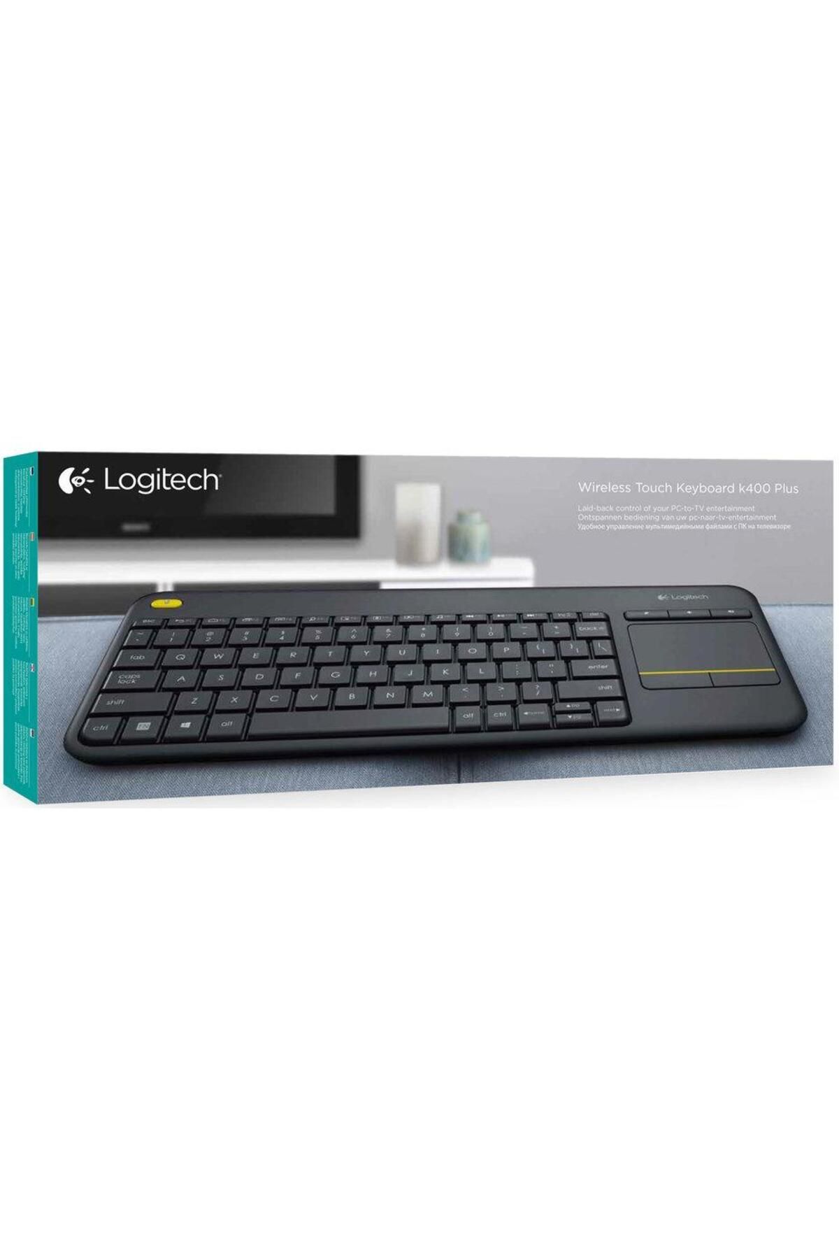 logitech-K400 Plus Wireless Touch Keyboard Wireless for Laptop/PC Desktop Computer/CPU Black 2