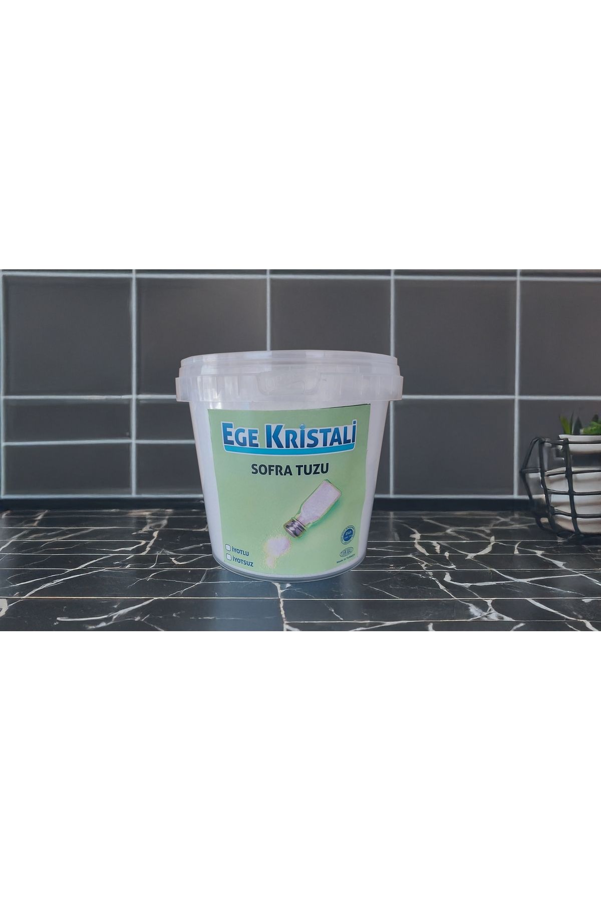 EGE KRİSTALİ EGE KRİSTALİ RAFİNE SOFRA TUZU 1.5 KG