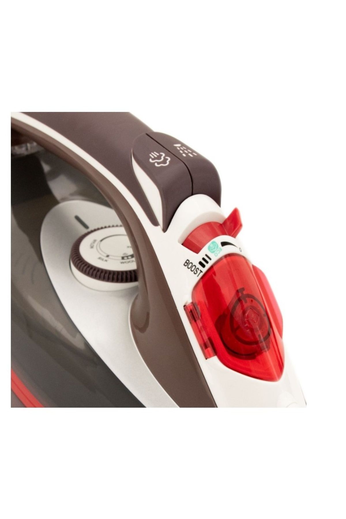Vivax Oliva-Fier de călcat cu abur Vivax IR-2201CC, putere 2200 W, rezervor de apă 380 ml, control al aburului 15-30 g/min, Gri 7