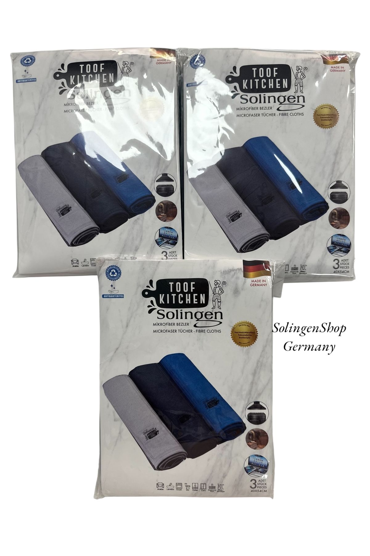 Solingen SOLİNGEN MICROFİBER BEZ&3 ADET