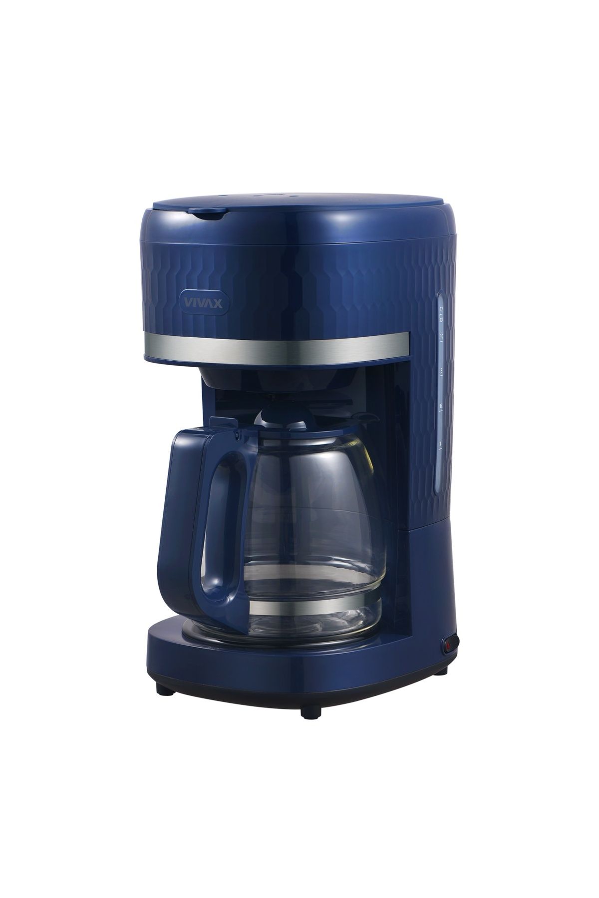 Vivax Oliva Vivax Cm-100812b Cafetieră Vintage, 1080w, 1,5 L, Funcție De Menținere La Cald, Filtru Detașabil, Albastru - One Size