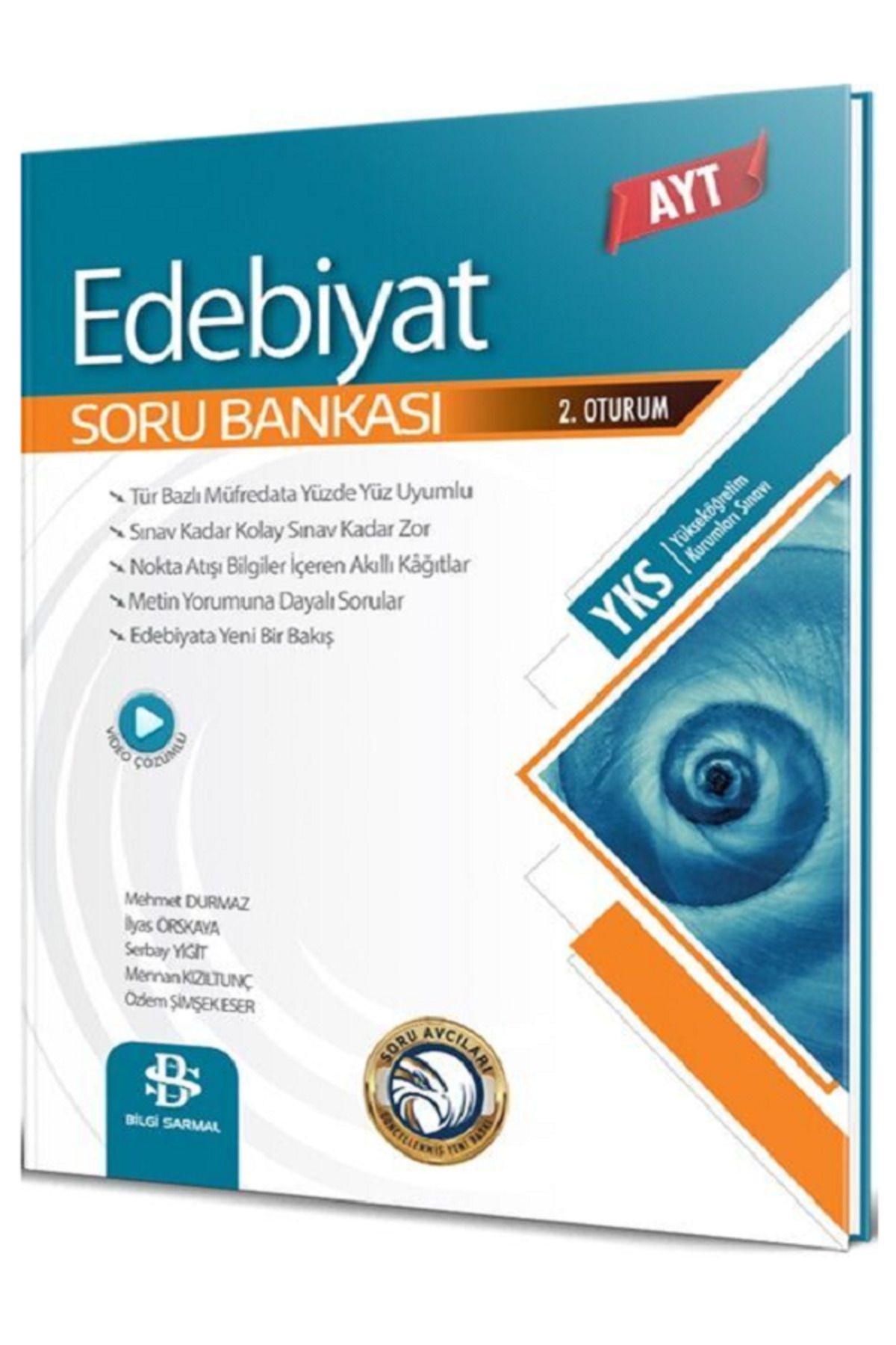 Evrensel İletişim Yayınları Bilgi Sarmal AYT Edebiyat Soru Bankası / Yeni Öğretim Programına Uygun / Video Çözümlü