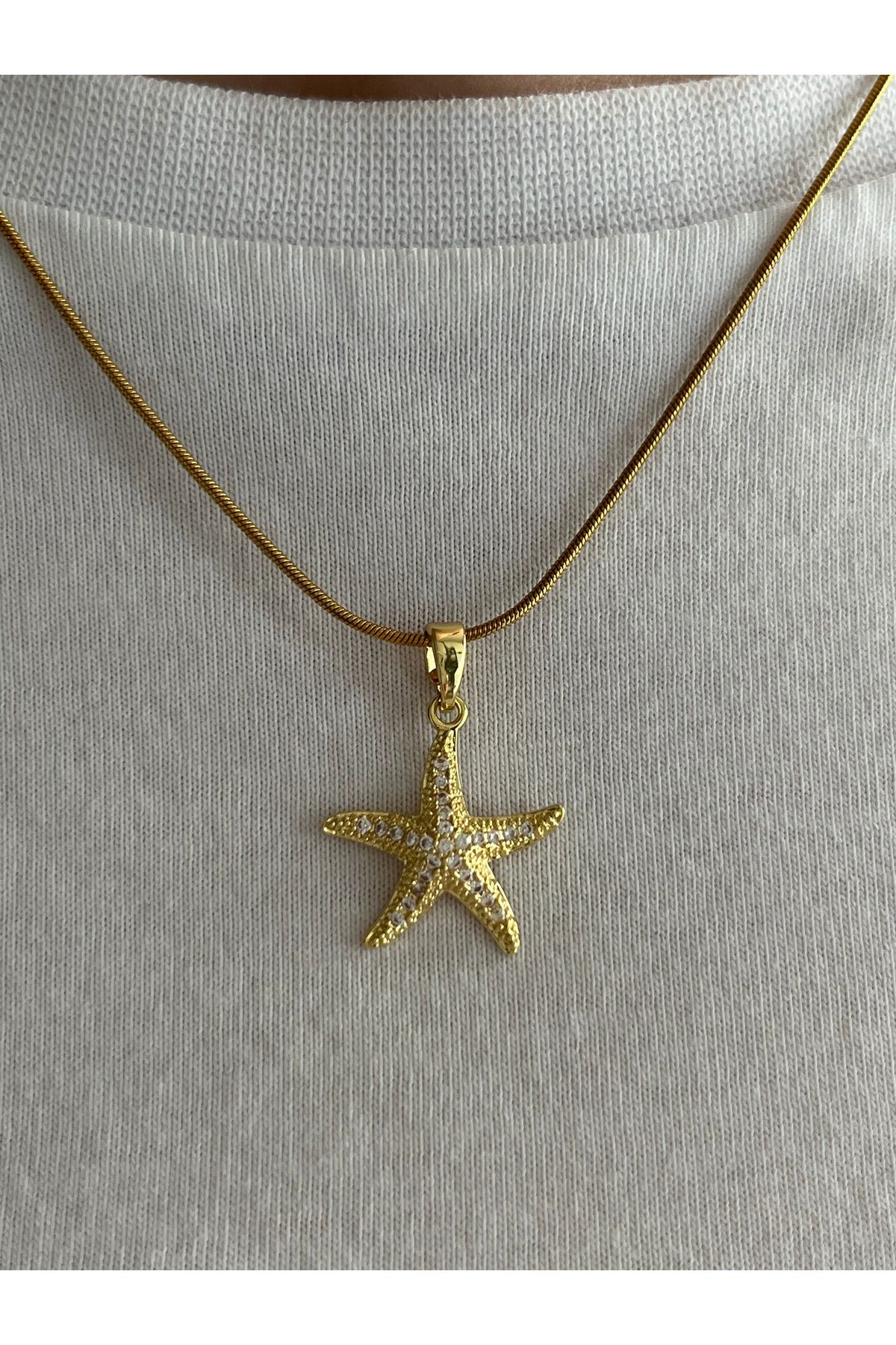 HERA JEWELS Deniz yıldızı kolye