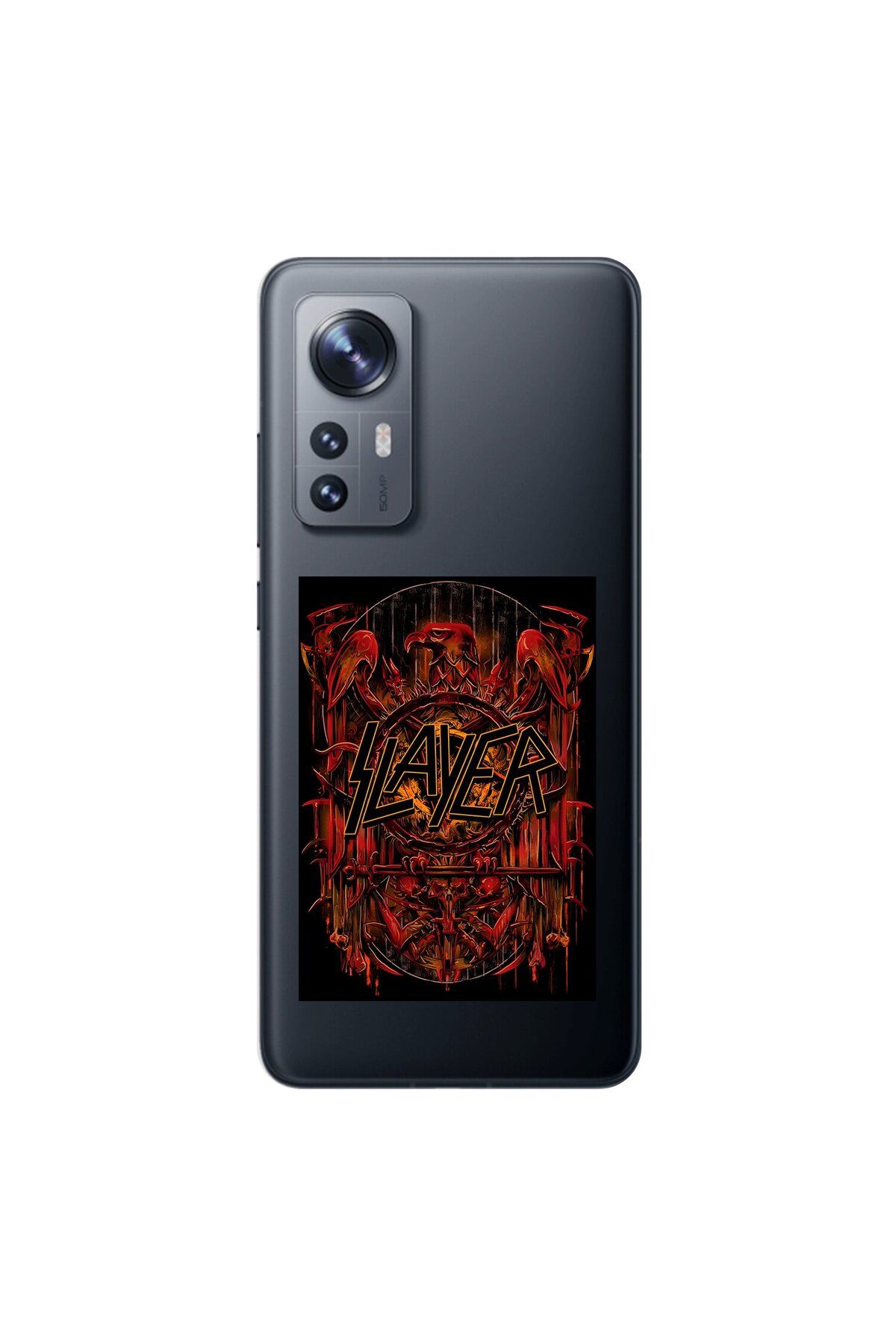 Dali Design Xiaomi Mi 12 Pro Uyumlu Şeffaf Kılıf Slayer Tasarımlı