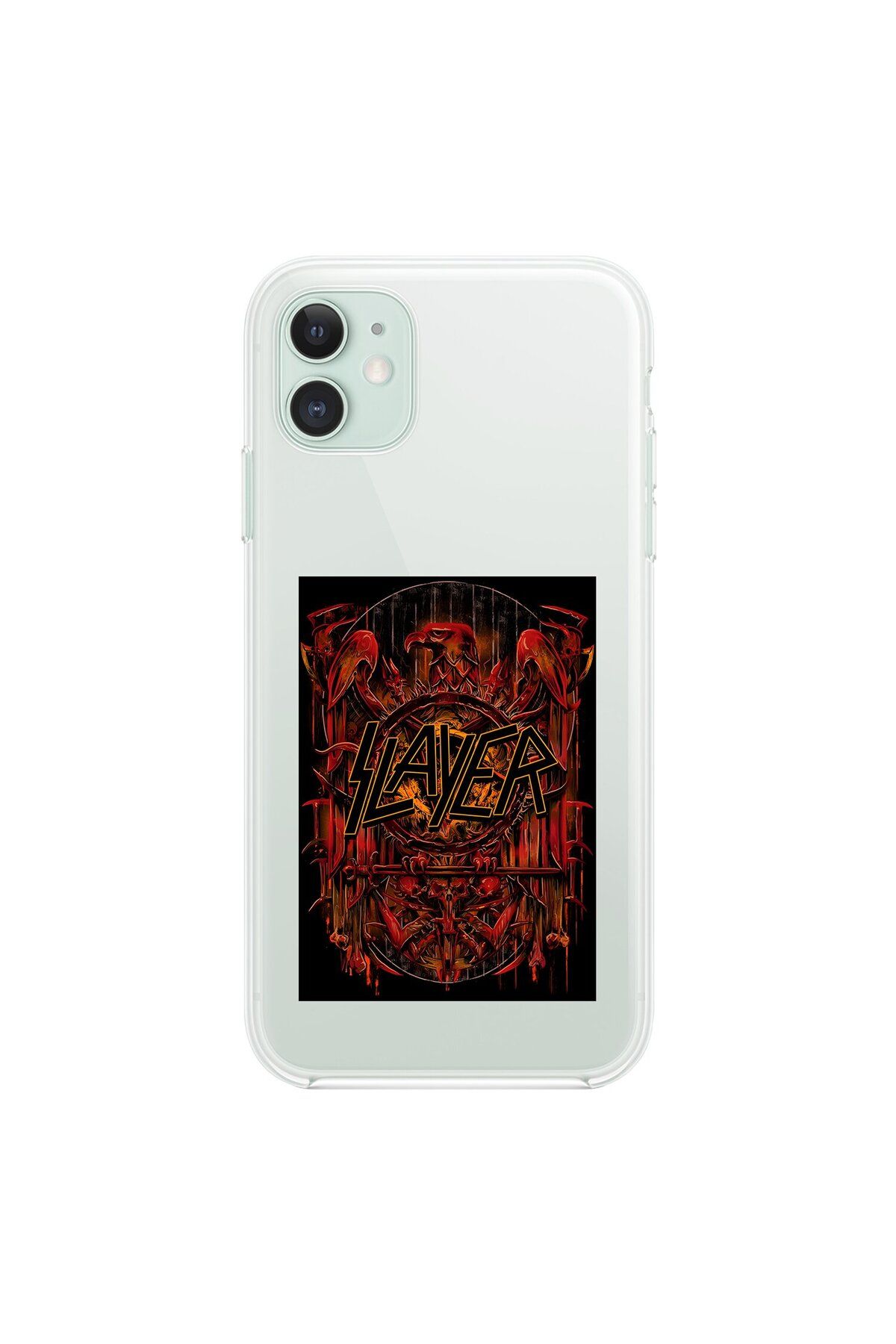 Dali Design iPhone 11 Uyumlu Şeffaf Kılıf Slayer Tasarımlı