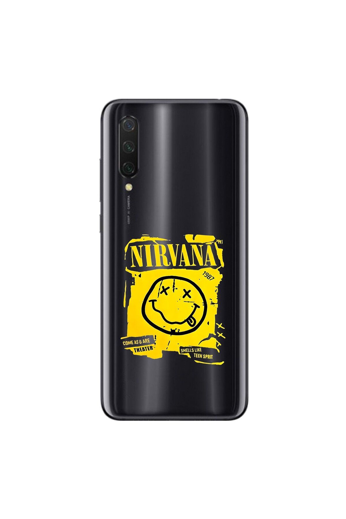 Dali Design Xiaomi Mi 9 Lite Uyumlu Şeffaf Kılıf Nirvana Tasarımlı