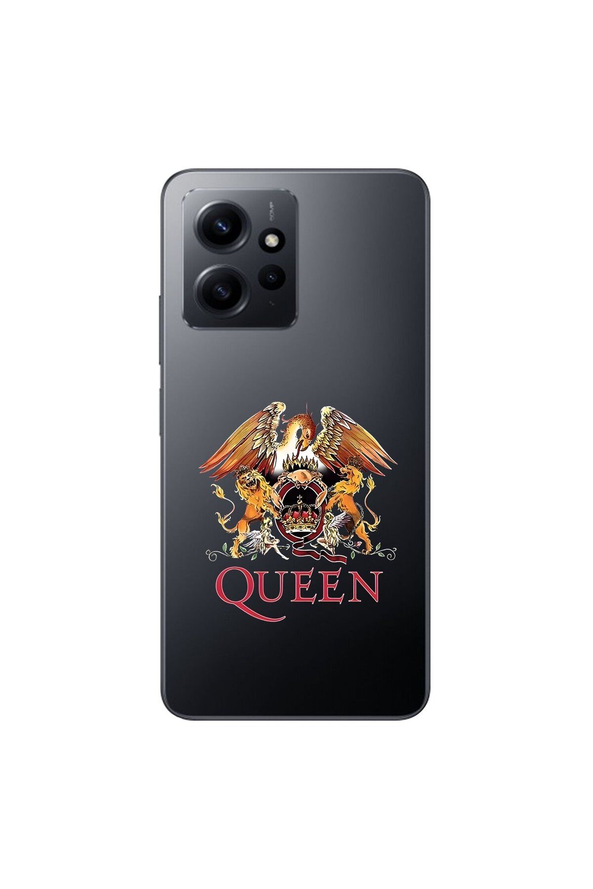 Dali Design Xiaomi Redmi Note 12 Uyumlu Şeffaf Kılıf Queen Tasarımlı